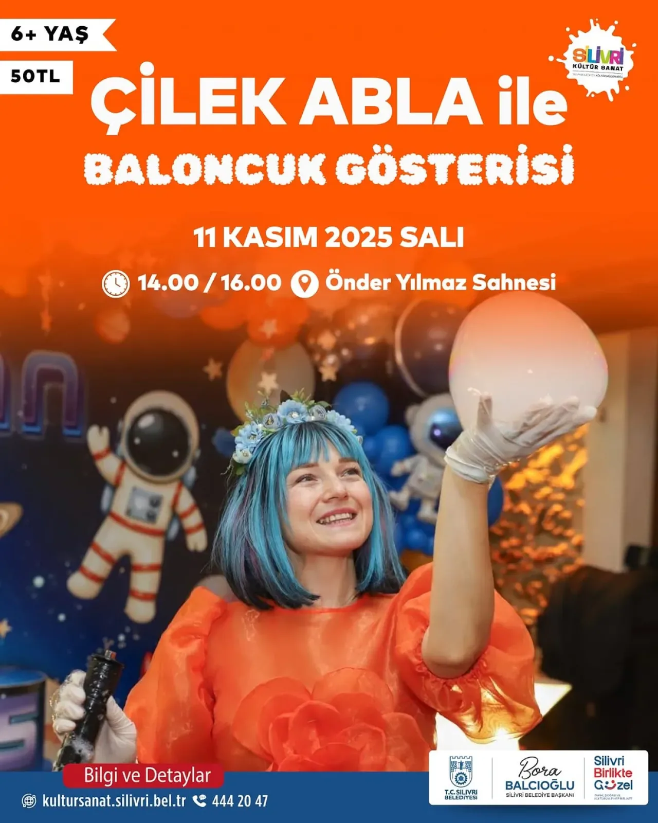 Silivri'de Çocuklar İçin Çilek Abla ve Baloncuk Gösterisi Silivri'de Çocuklar İçin Çilek Abla ve Baloncuk Gösterisi