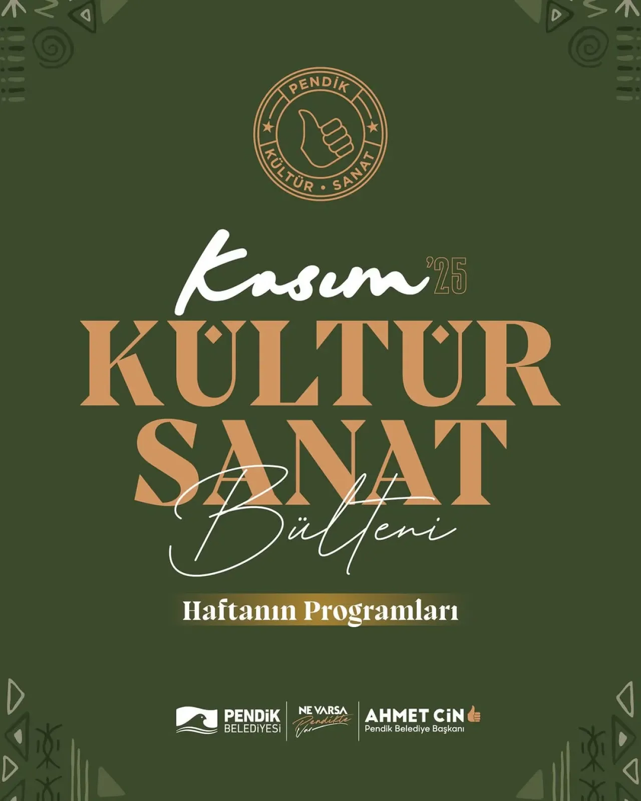 Pendik'te Bu Hafta Kültür ve Sanat Rüzgarları Esecek Pendik'te Bu Hafta Kültür ve Sanat Rüzgarları Esecek