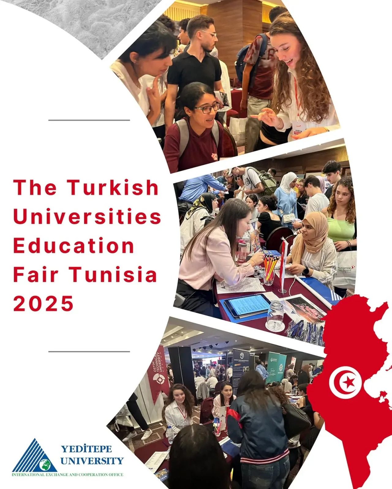 Yeditepe Üniversitesi, Tunus'taki Türk Üniversiteleri Fuarı'na Katıldı Yeditepe Üniversitesi, Tunus'taki Türk Üniversiteleri Fuarı'na Katıldı