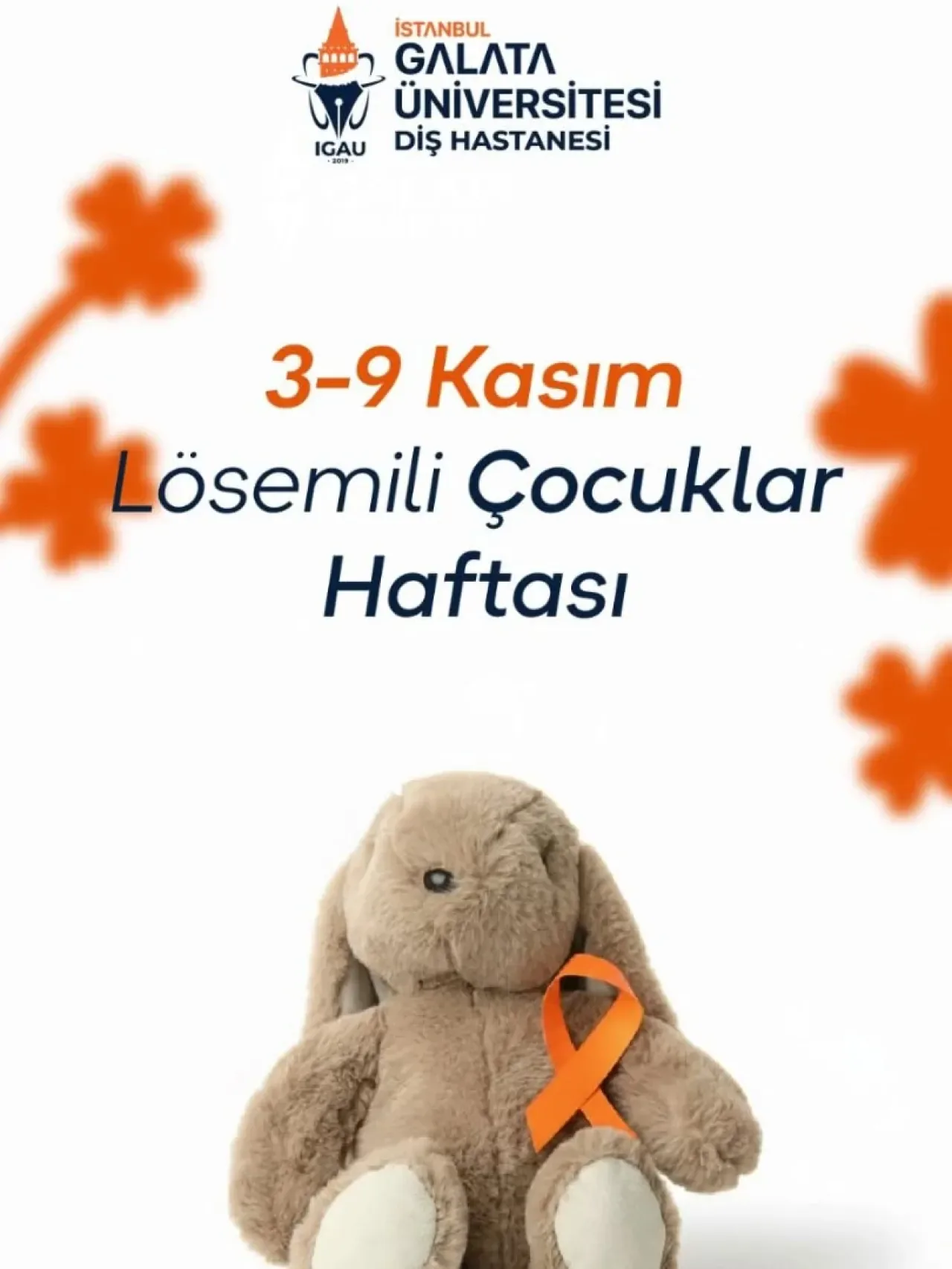 İstanbul Galata Üniversitesi Diş Hastanesi, Lösemili Çocuklar Haftası'nda Farkındalık Yaratıyor İstanbul Galata Üniversitesi Diş Hastanesi, Lösemili Çocuklar Haftası'nda Farkındalık Yaratıyor