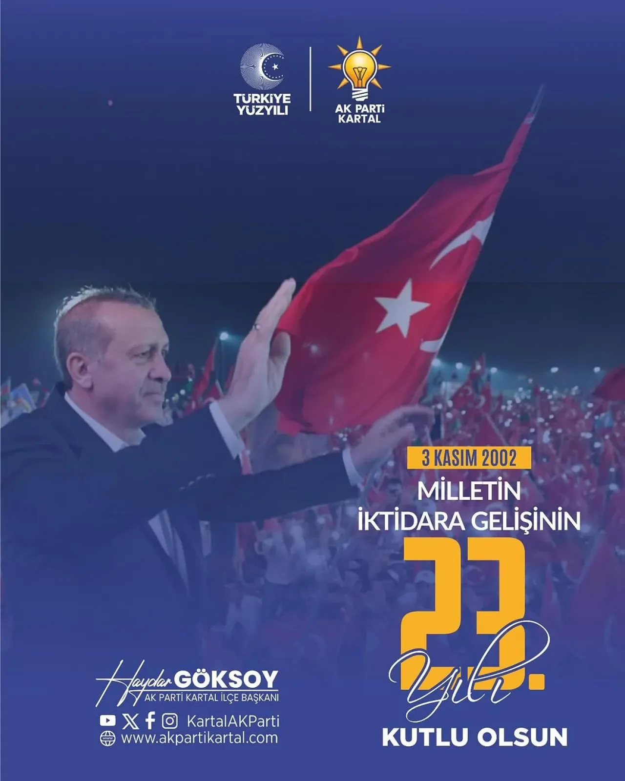AK Parti'nin 23 Yıllık Siyasi Yolculuğu ve Türkiye Yüzyılı Hedefleri AK Parti'nin 23 Yıllık Siyasi Yolculuğu ve Türkiye Yüzyılı Hedefleri