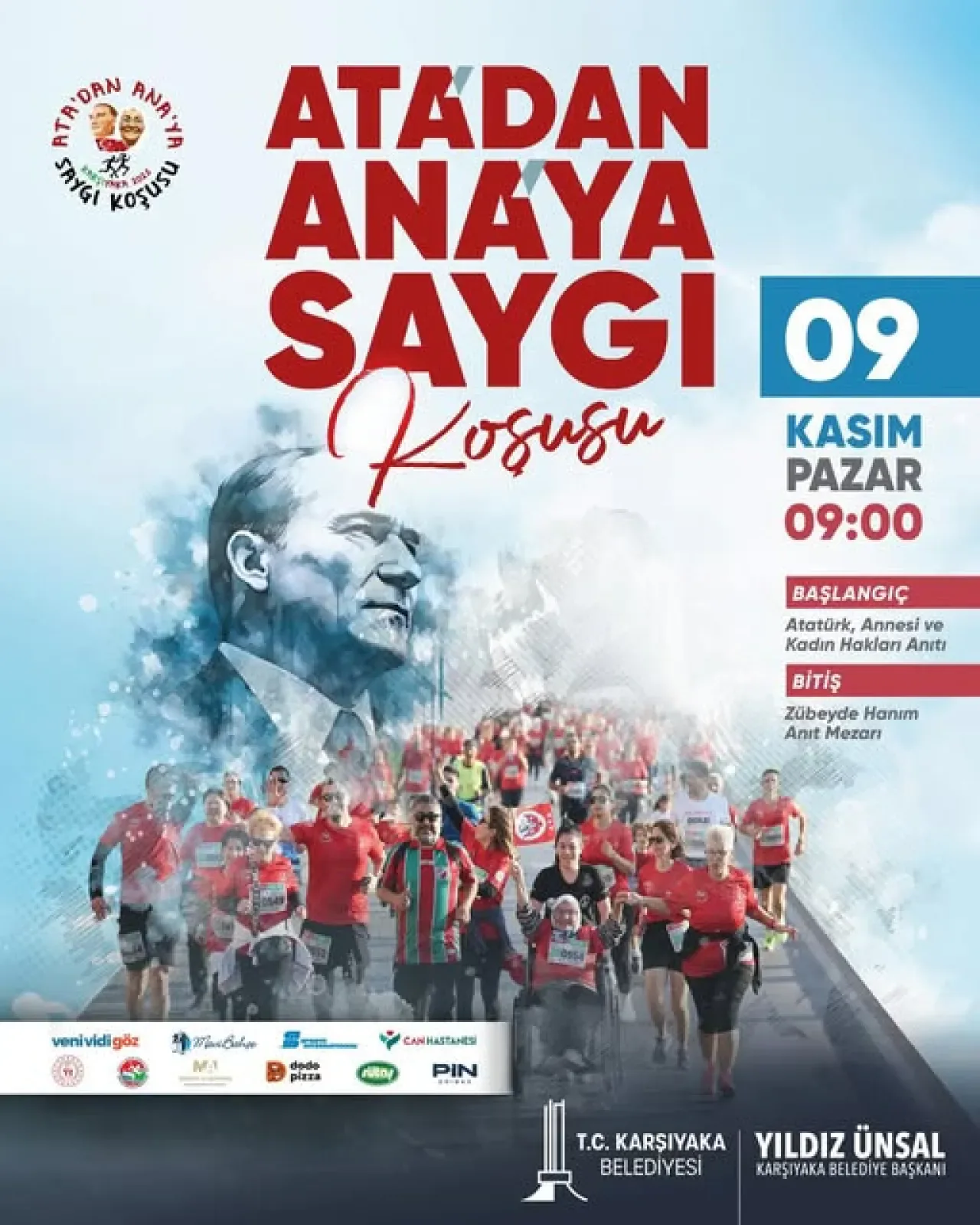 Karşıyaka'da Anlam Yüklü Koşu: Atadan Ana'ya Saygı Koşusu Düzenleniyor Karşıyaka'da Anlam Yüklü Koşu: Atadan Ana'ya Saygı Koşusu Düzenleniyor
