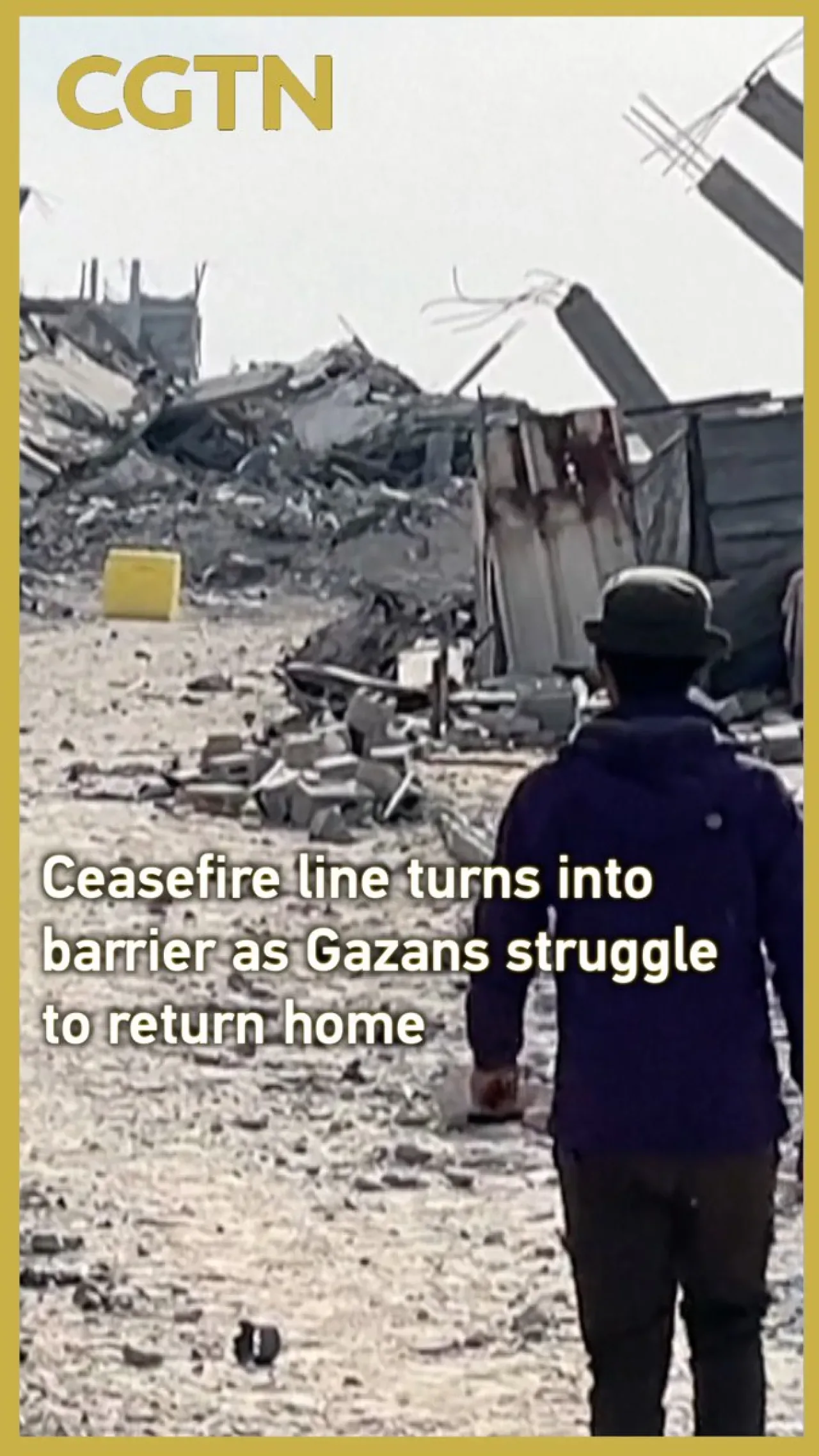 Gazze'de Ateşkes Hattı Engeline Takılan Evlerine Dönüş Mücadelesi Gazze'de Ateşkes Hattı Engeline Takılan Evlerine Dönüş Mücadelesi