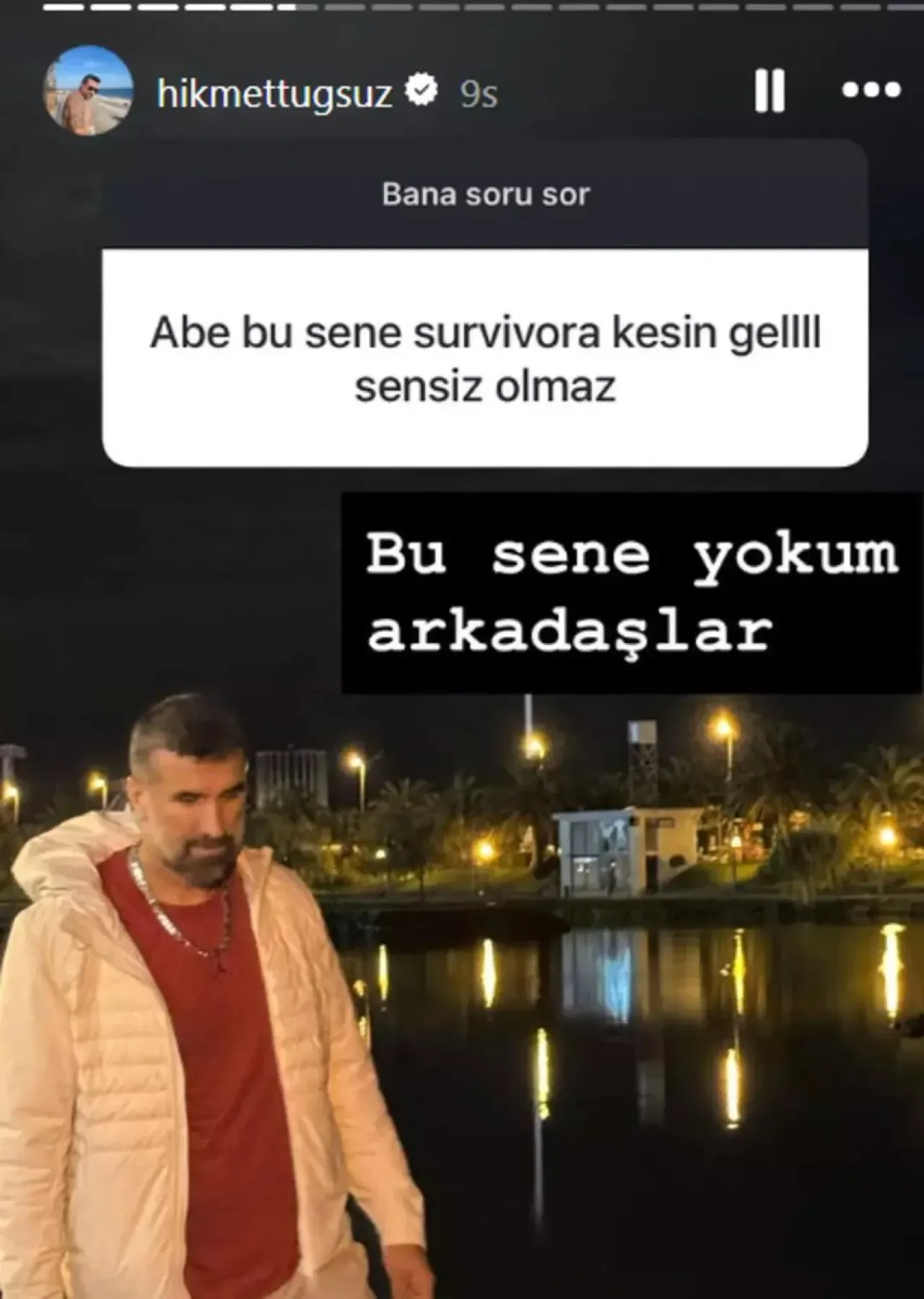 Hikmet Tuğsuz, Survivor 2026'ya Katılma Kararını Açıkladı Hikmet Tuğsuz, Survivor 2026'ya Katılma Kararını Açıkladı