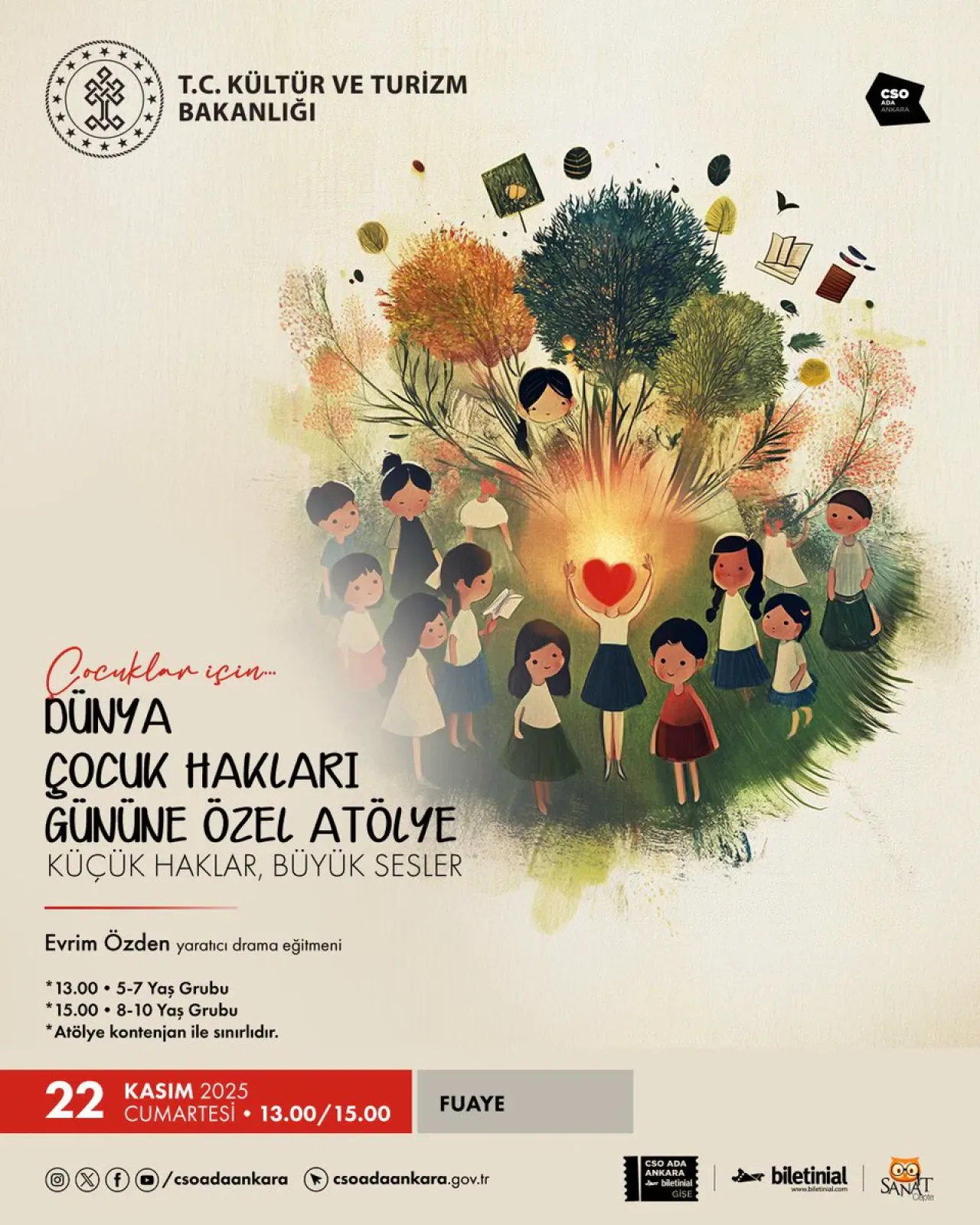Çocuklar Sanat ve Drama ile Haklarını Öğreniyor Çocuklar Sanat ve Drama ile Haklarını Öğreniyor