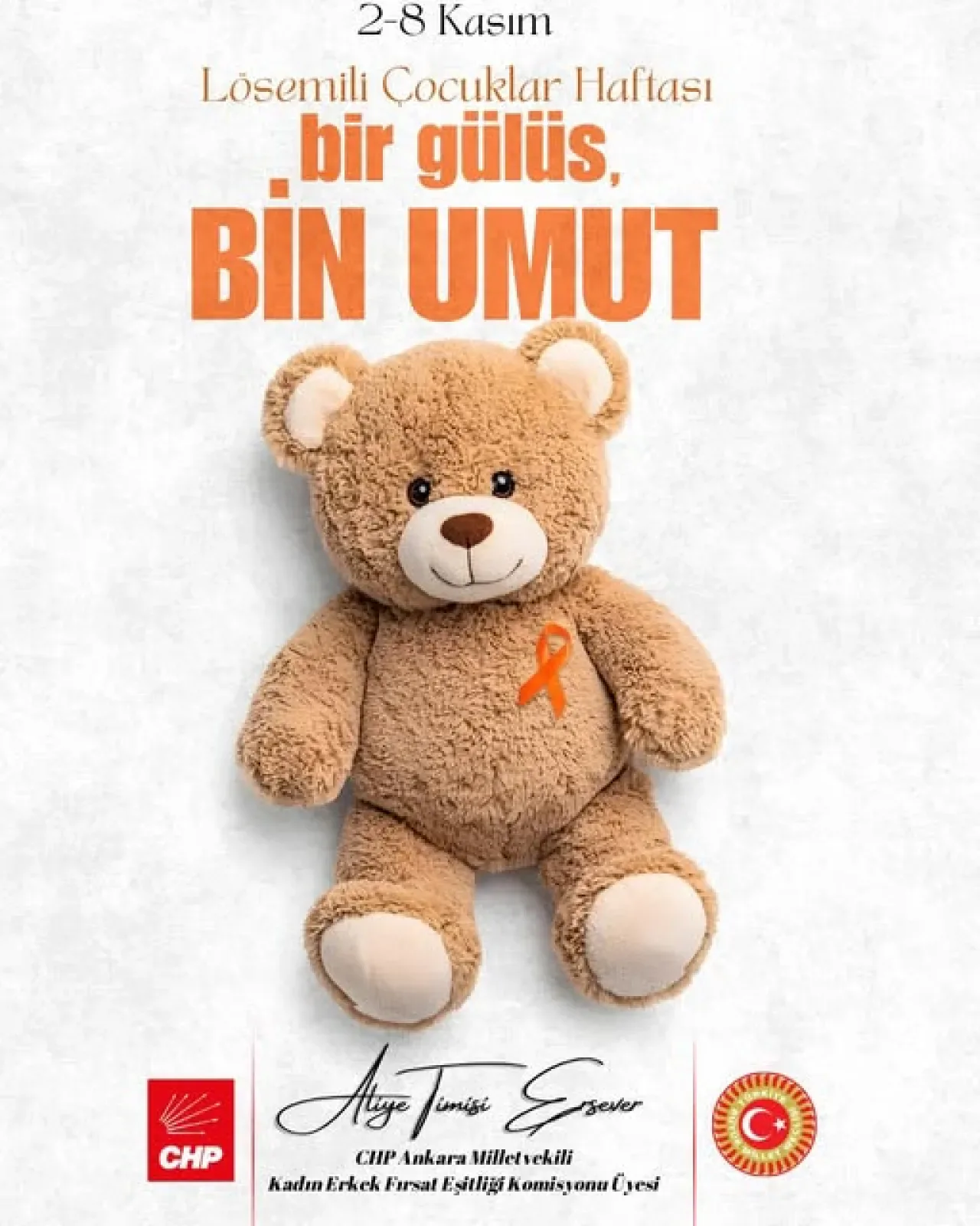 Lösemili Çocuklar Haftası'nda Umut Mesajı: "Bir Gülüş, Bir İlik, Bir Umut Hayat Kurtarır" Lösemili Çocuklar Haftası'nda Umut Mesajı: "Bir Gülüş, Bir İlik, Bir Umut Hayat Kurtarır"