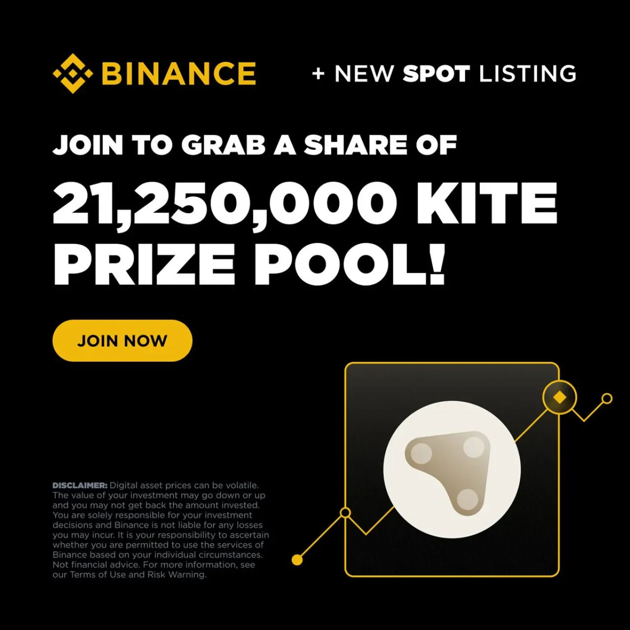 Binance, GoKiteAI (KITE) İçin 21.250.000 Tokenlık Spot Promosyonunu Duyyurdu Binance, GoKiteAI (KITE) İçin 21.250.000 Tokenlık Spot Promosyonunu Duyyurdu