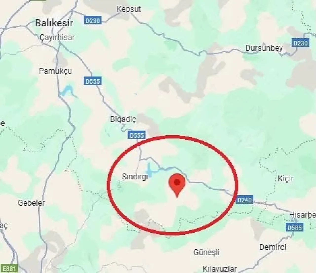 Balıkesir'de 5.0 Büyüklüğünde Deprem Balıkesir'de 5.0 Büyüklüğünde Deprem