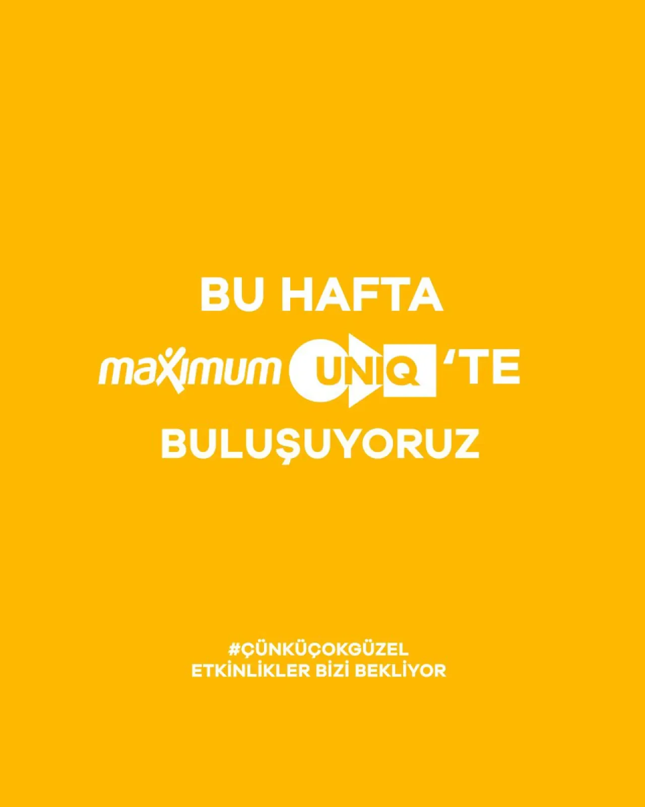 Maximum Uniq'ta Bu Hafta Eğlenceye Hazırlanın: Özel Teklifler ve Bilet Fırsatları Maximum Uniq'ta Bu Hafta Eğlenceye Hazırlanın: Özel Teklifler ve Bilet Fırsatları