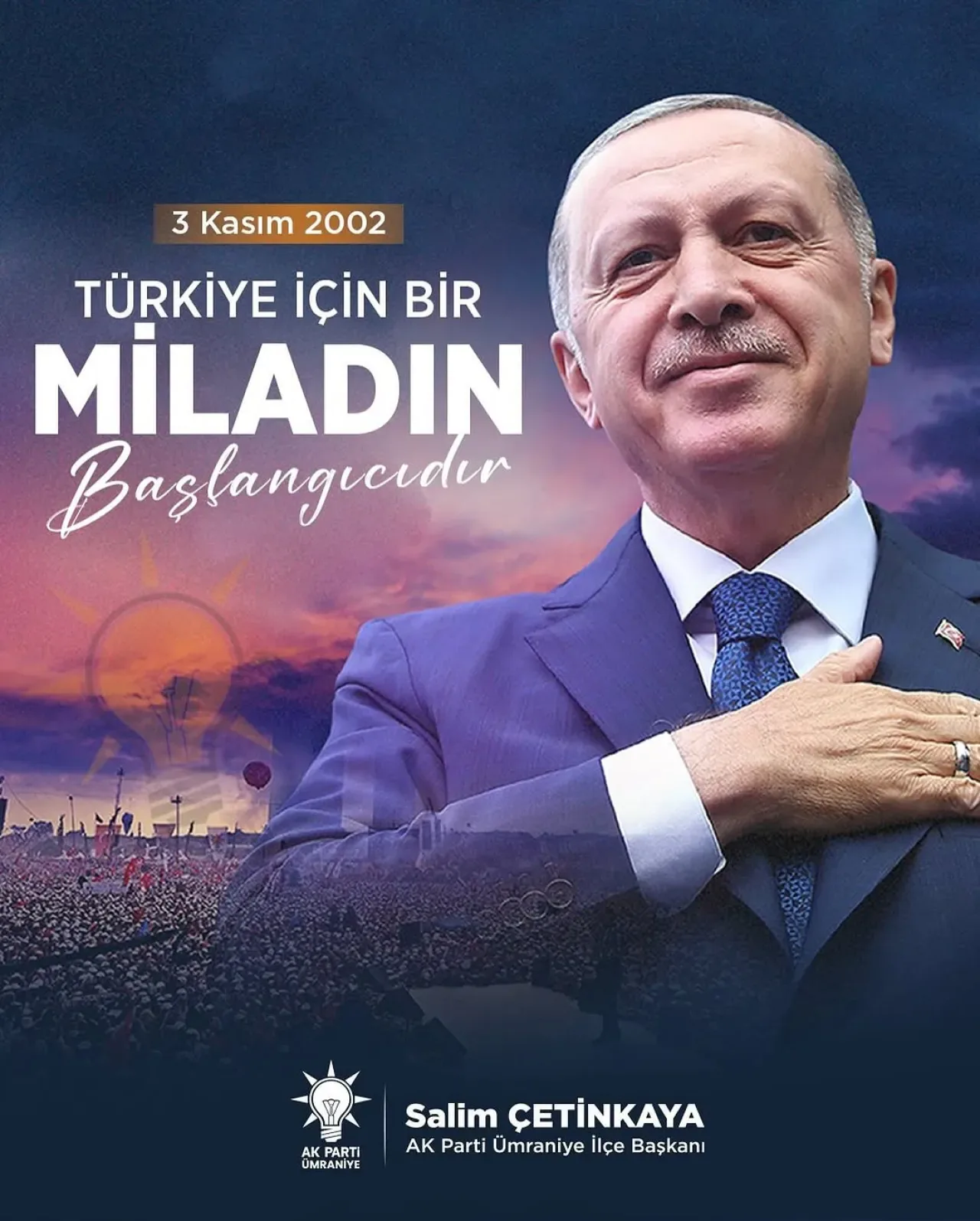 AK Parti'nin İktidara Gelişinin 23. Yıl Dönümü Kutlandı AK Parti'nin İktidara Gelişinin 23. Yıl Dönümü Kutlandı