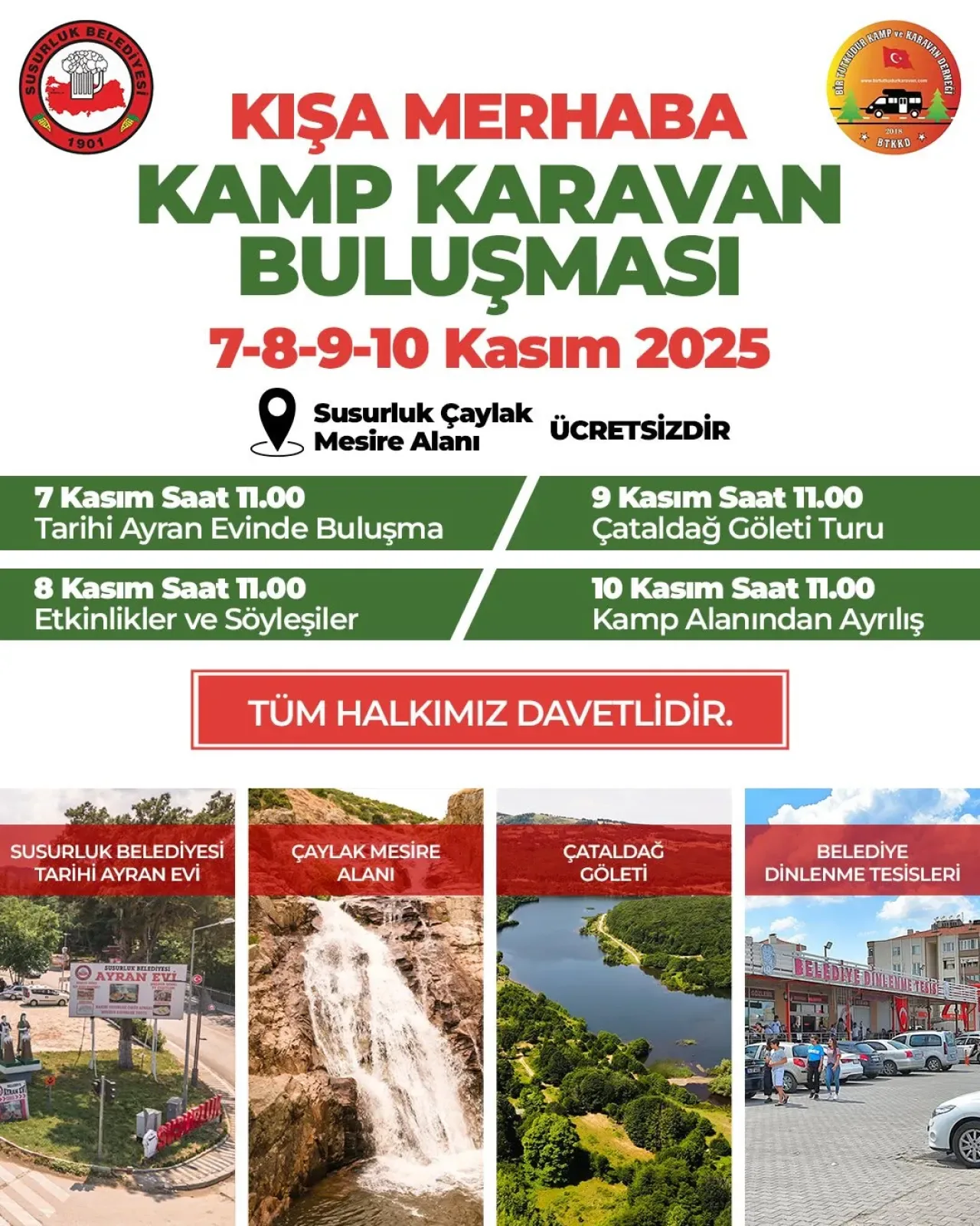 Susurluk'ta Ücretsiz Kamp Karavan Buluşması: Doğa ve Keyif Bir Arada Susurluk'ta Ücretsiz Kamp Karavan Buluşması: Doğa ve Keyif Bir Arada
