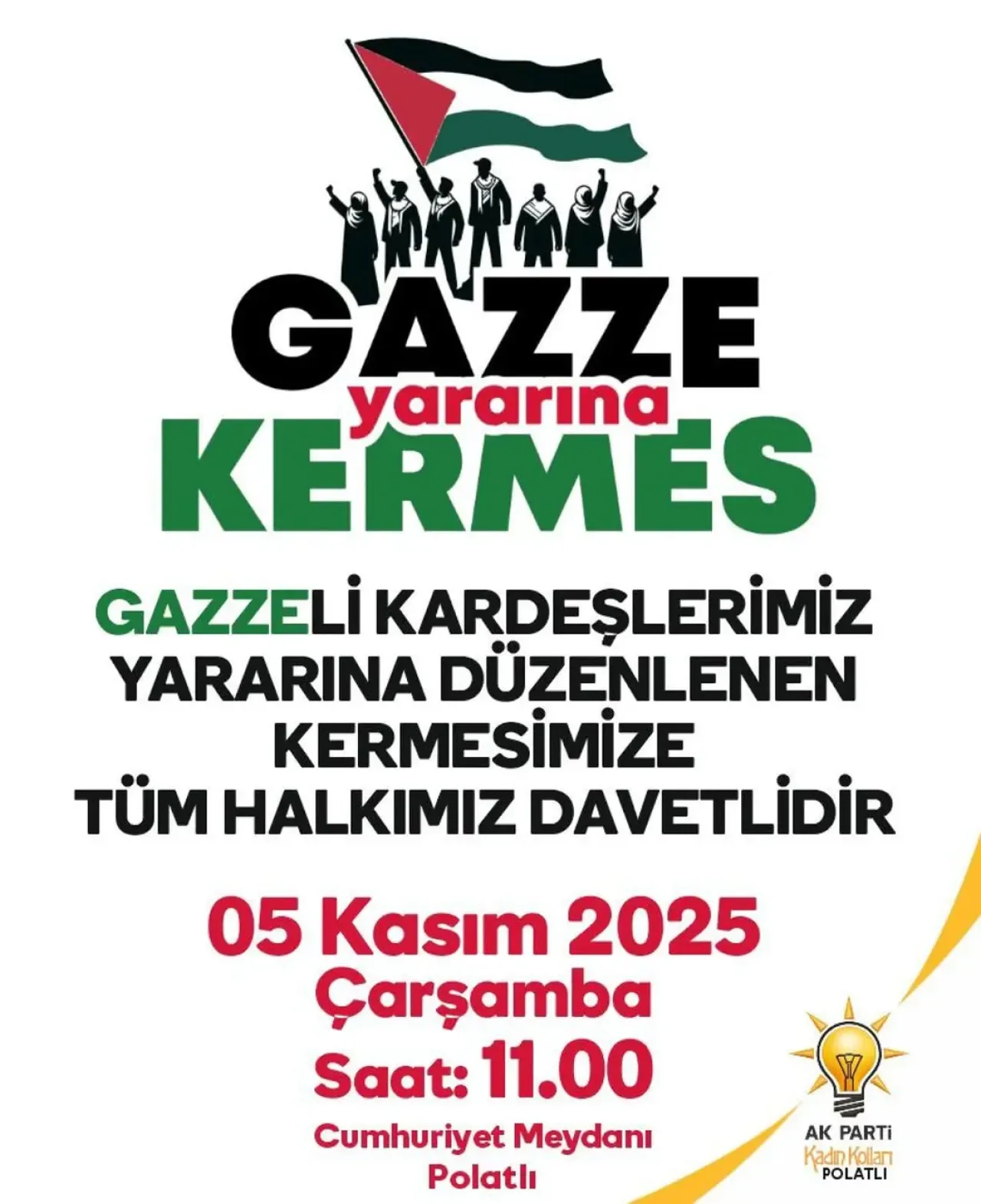 Polatlı'da Gazze İçin Hayır Kermesi Düzenleniyor Polatlı'da Gazze İçin Hayır Kermesi Düzenleniyor