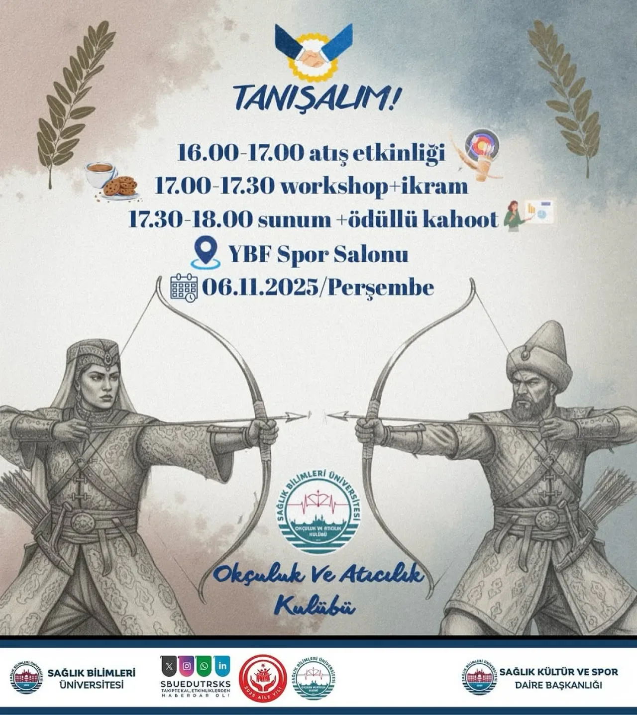 Sağlık Bilimleri Üniversitesi'nde Okçuluk ve Atıcılık ile Yeni Dönem Coşkusu Sağlık Bilimleri Üniversitesi'nde Okçuluk ve Atıcılık ile Yeni Dönem Coşkusu