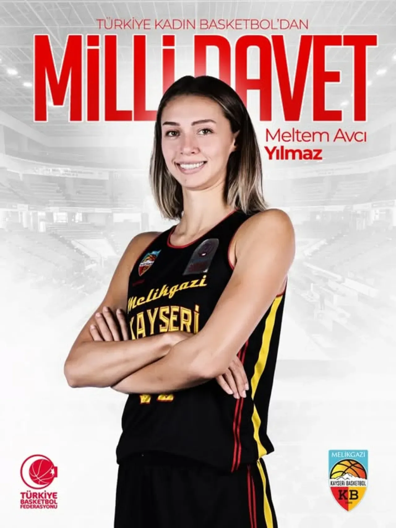 Kayseri Basketbol'un Yıldızı Meltem Avcı Yılmaz, A Milli Takım Aday Kadrosunda Kayseri Basketbol'un Yıldızı Meltem Avcı Yılmaz, A Milli Takım Aday Kadrosunda
