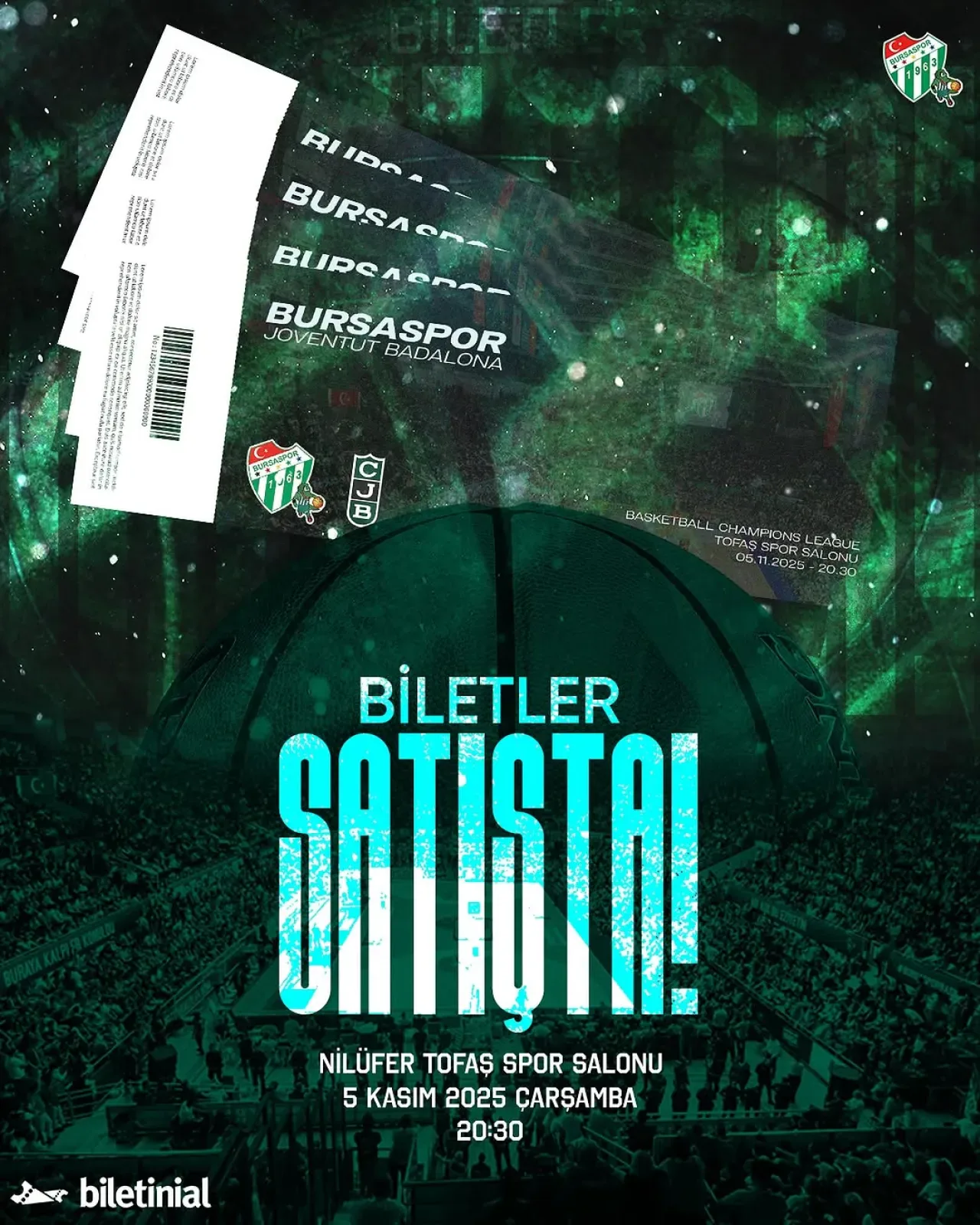 Bursaspor Info Yatırım, Badalona Maçı Biletlerini Satışa Çıkardı Bursaspor Info Yatırım, Badalona Maçı Biletlerini Satışa Çıkardı