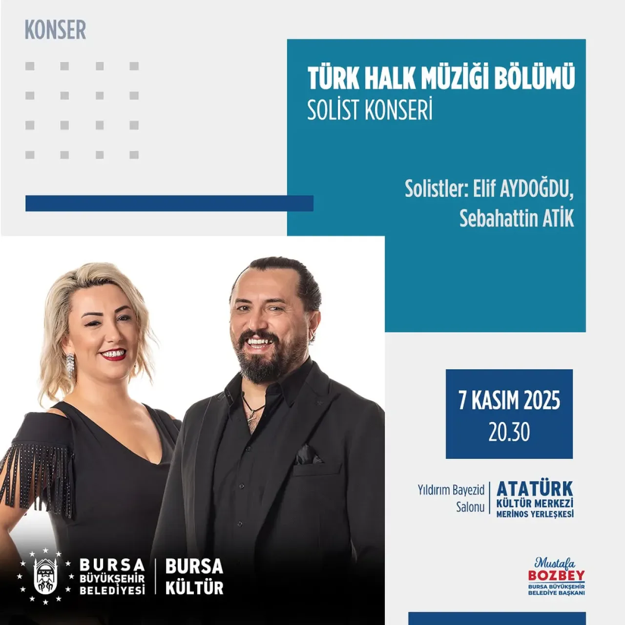 Bursa'da Türk Halk Müziği Rüzgarı Esecek: Ücretsiz Konser Bursa'da Türk Halk Müziği Rüzgarı Esecek: Ücretsiz Konser
