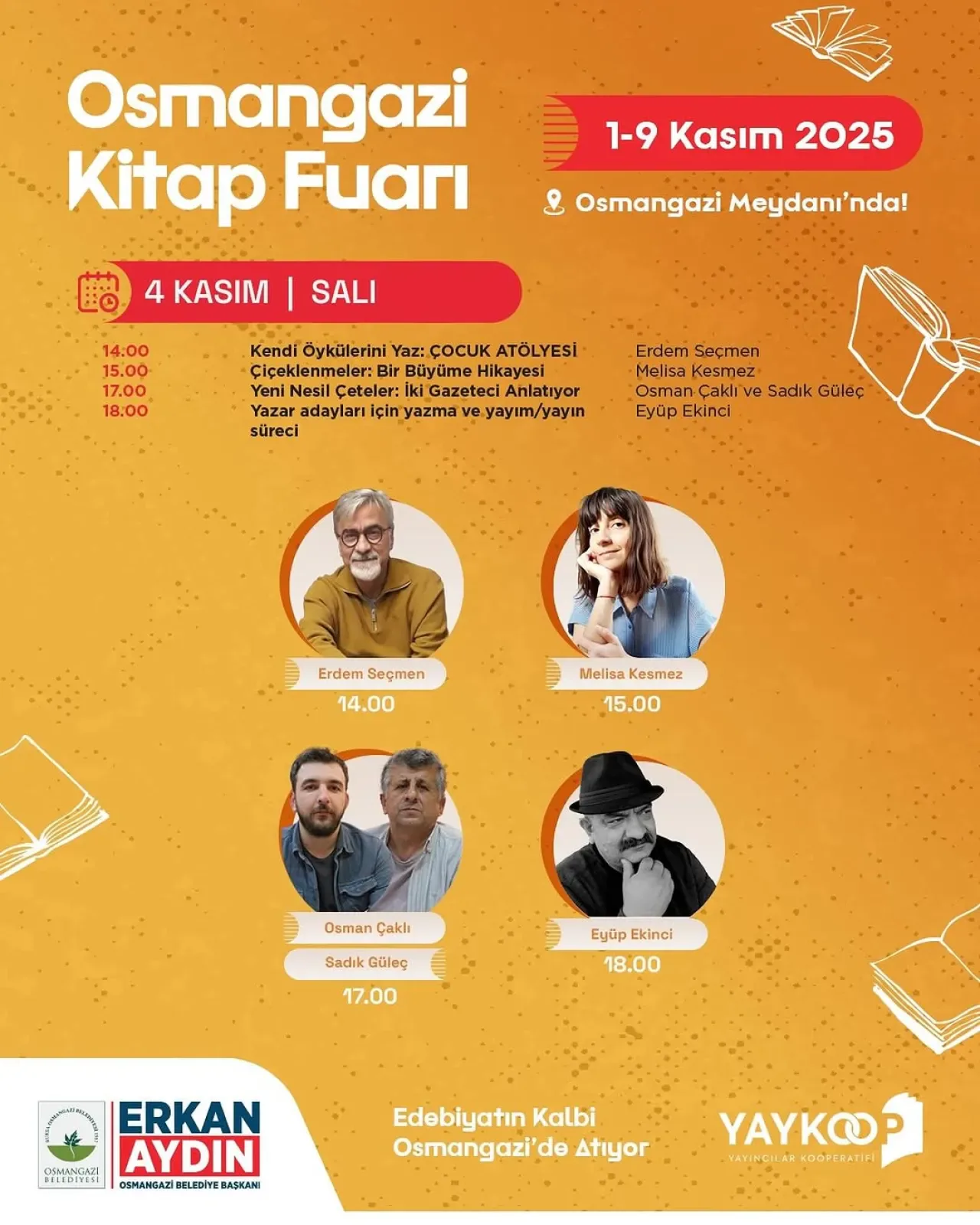 Osmangazi Kitap Fuarı'nın Dördüncü Gününde Heyecan Dorukta Osmangazi Kitap Fuarı'nın Dördüncü Gününde Heyecan Dorukta