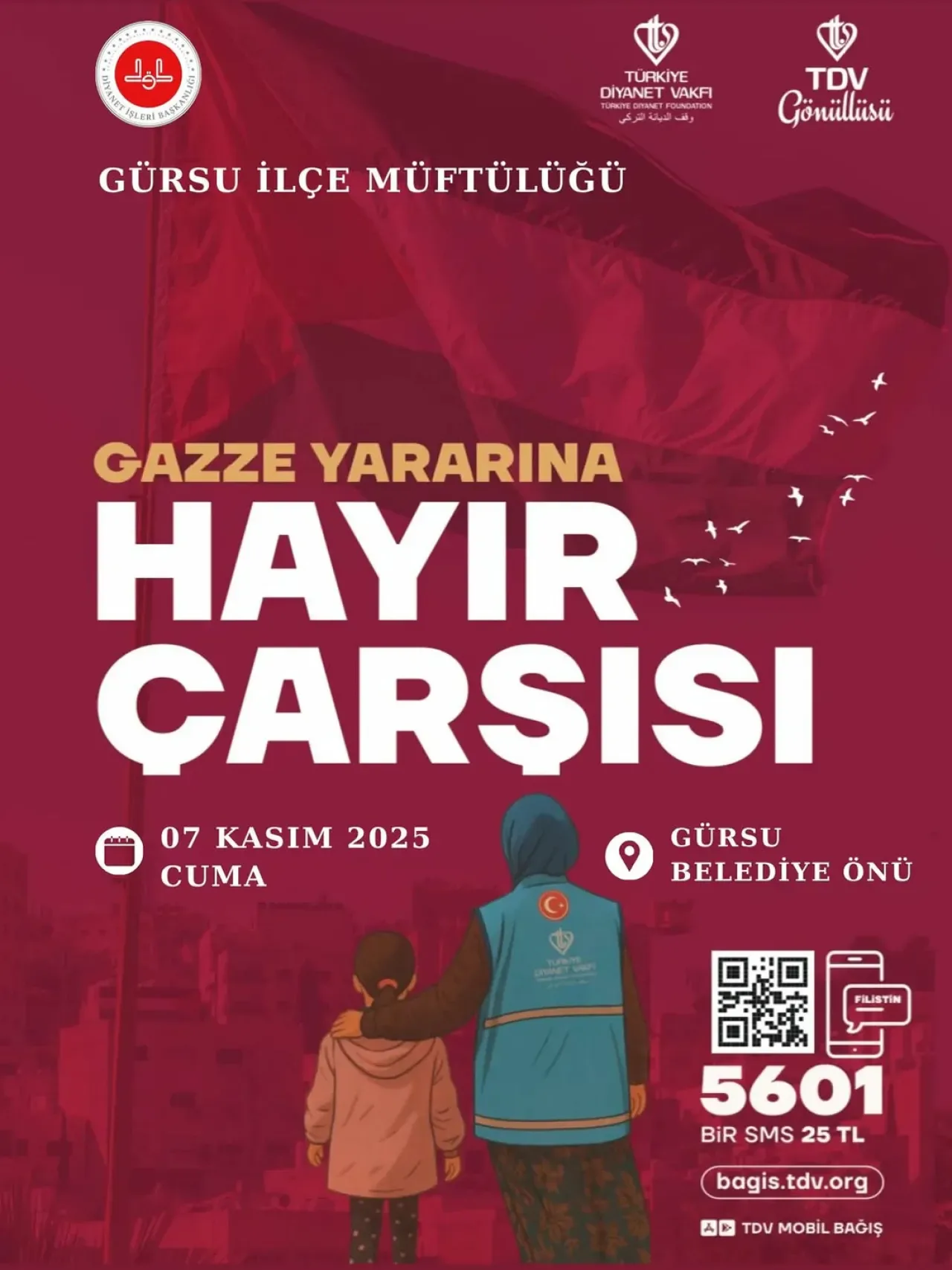 Bursa Gürsu'da Gazze İçin Yardım Kermesi Düzenlenecek Bursa Gürsu'da Gazze İçin Yardım Kermesi Düzenlenecek