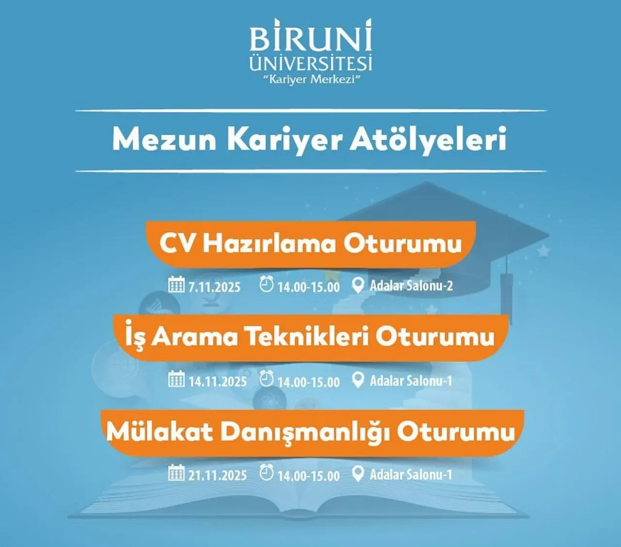 Biruni Üniversitesi Mezunlarına Kariyer Atölyeleri ile Destek Biruni Üniversitesi Mezunlarına Kariyer Atölyeleri ile Destek