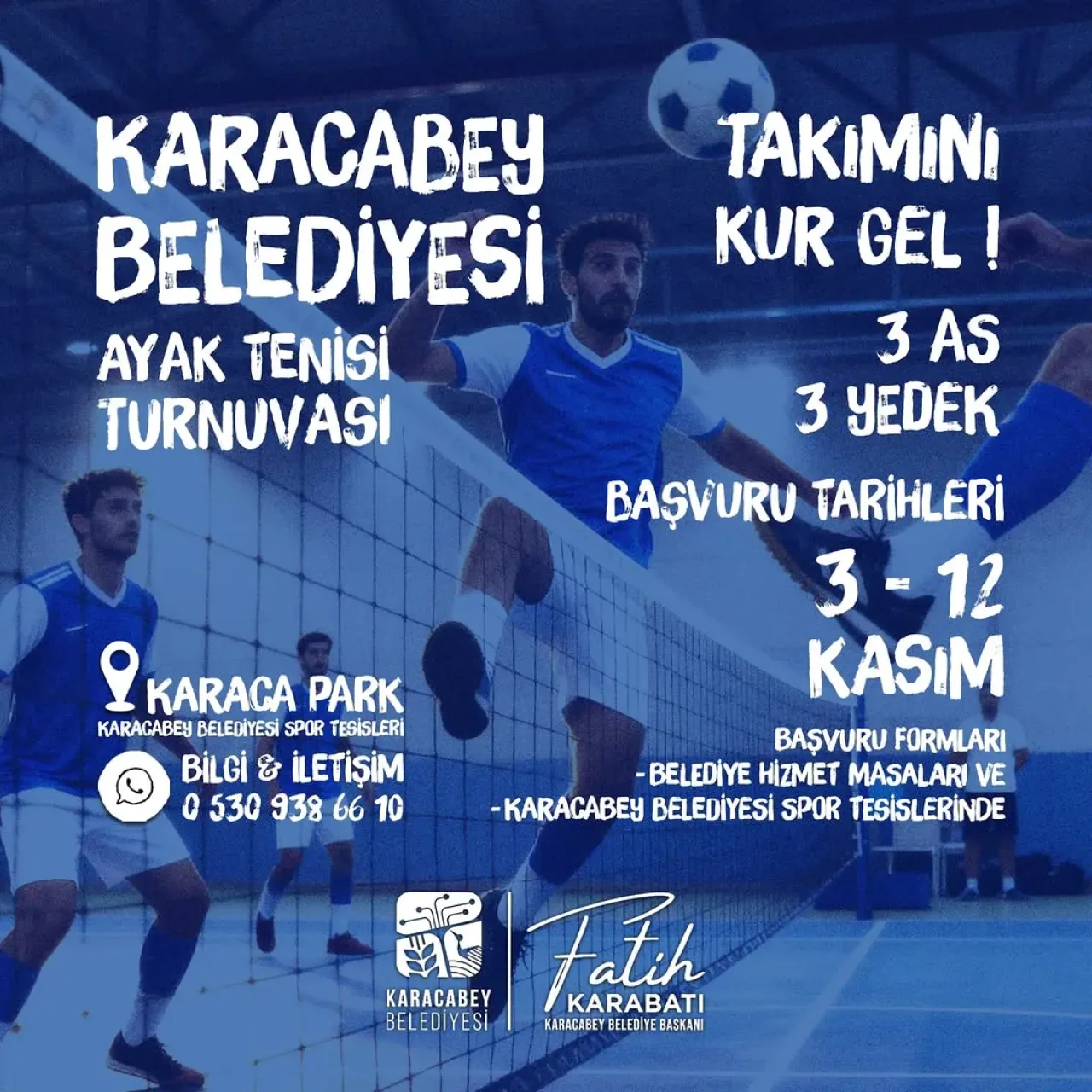Karacabey'de Ayak Tenisi Heyecanı Başlıyor: Takımlar Kuruluyor! Karacabey'de Ayak Tenisi Heyecanı Başlıyor: Takımlar Kuruluyor!