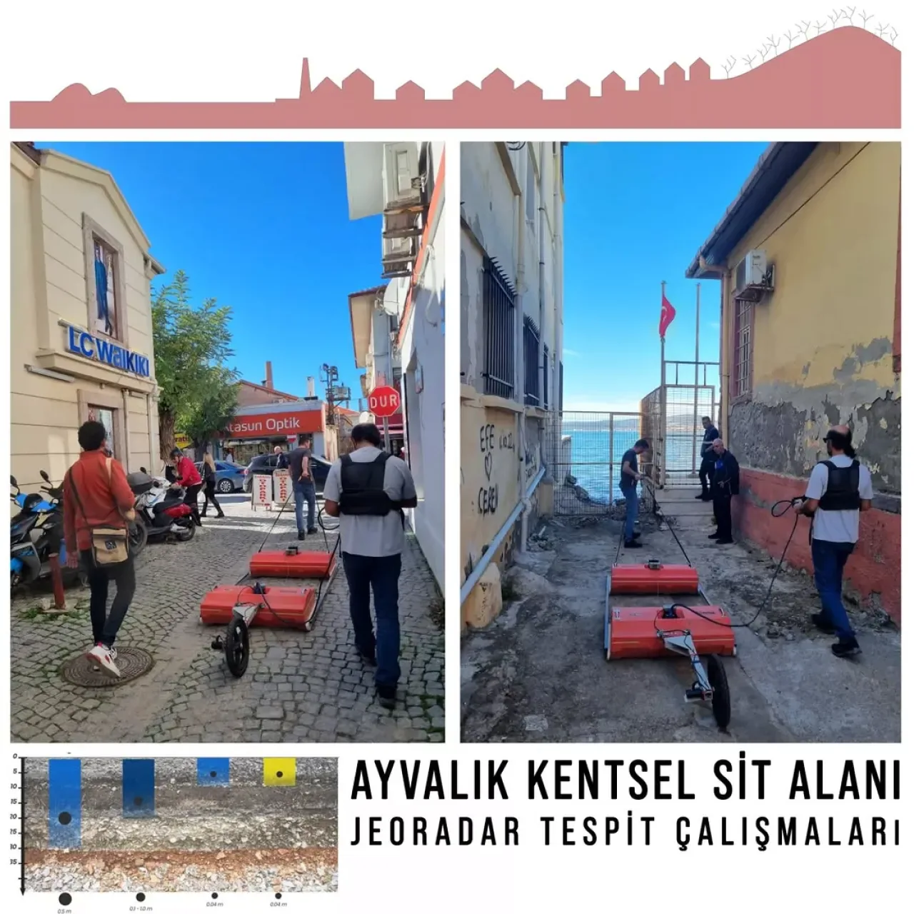 Ayvalık'ın Oluşum Süreci Jeoradar ile Aydınlatılıyor Ayvalık'ın Oluşum Süreci Jeoradar ile Aydınlatılıyor