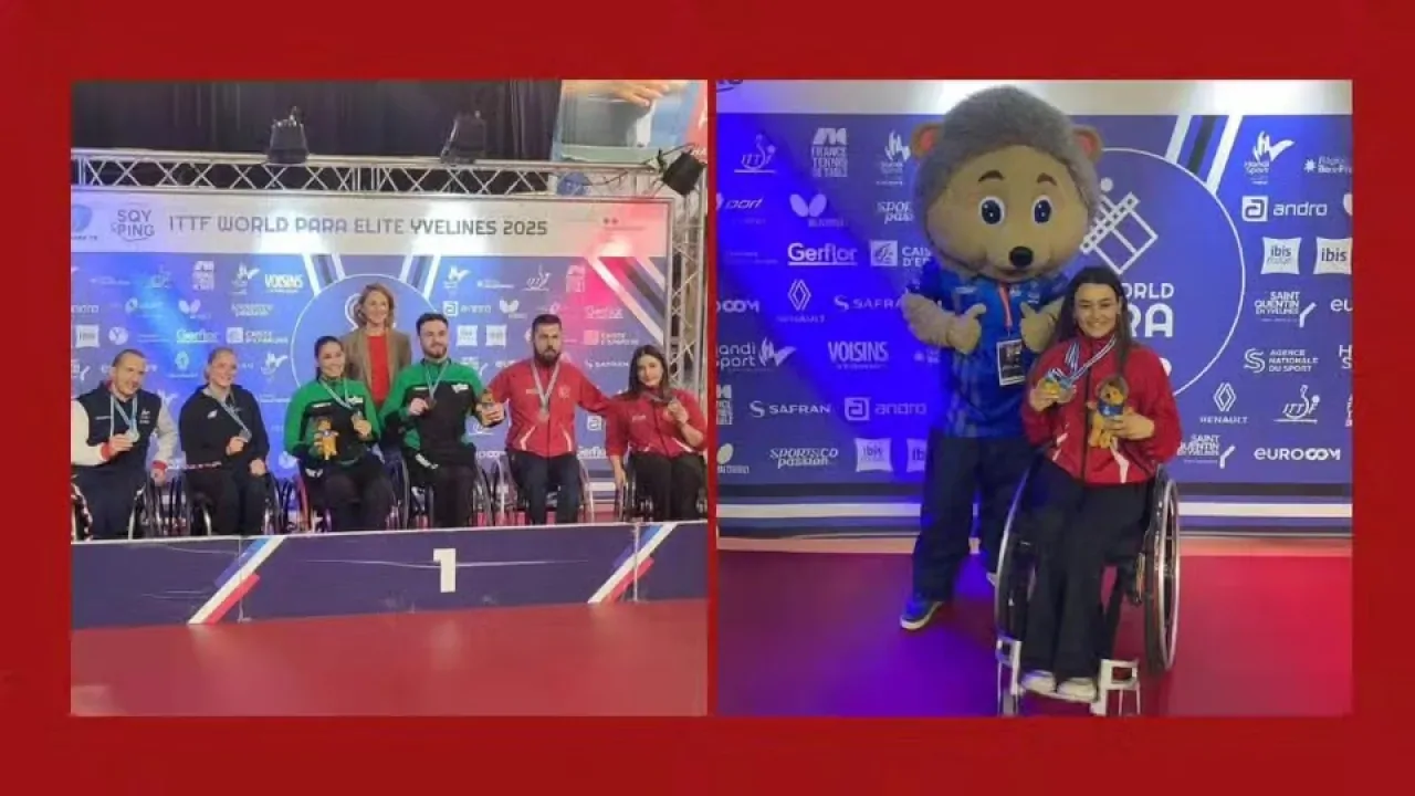 Ankaralı Sporcular Fransa'daki Para Masa Tenisi Turnuvası'ndan Madalyalarla Döndü Ankaralı Sporcular Fransa'daki Para Masa Tenisi Turnuvası'ndan Madalyalarla Döndü