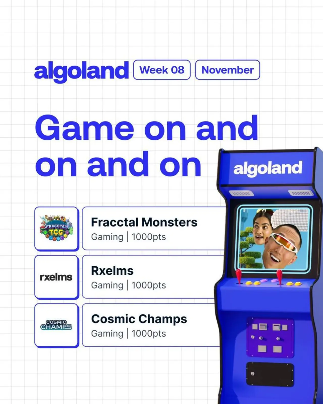 AlgoFoundation'dan Oyun Severlere Ödüllü Hafta: Algoland'da Gaming Week Başlıyor AlgoFoundation'dan Oyun Severlere Ödüllü Hafta: Algoland'da Gaming Week Başlıyor