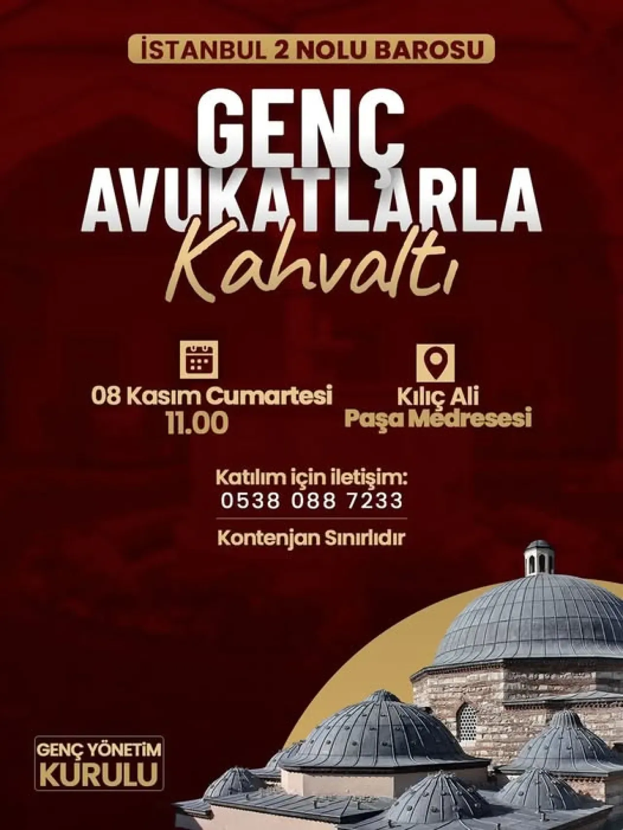 İstanbul 2 No'lu Barosu Genç Avukatlarla Kahvaltıda Buluşuyor İstanbul 2 No'lu Barosu Genç Avukatlarla Kahvaltıda Buluşuyor