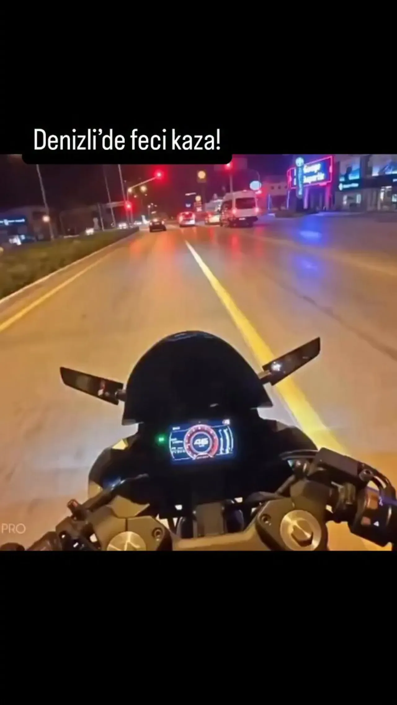 Denizli'de Trafik Işığında Bekleyen Motosikletliye Arkadan Çarpışma Denizli'de Trafik Işığında Bekleyen Motosikletliye Arkadan Çarpışma