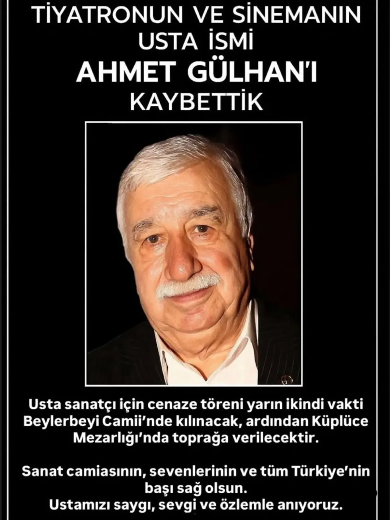 Eskişehir Şehir Tiyatroları, Ahmet Gülhan'ı Anıyor Eskişehir Şehir Tiyatroları, Ahmet Gülhan'ı Anıyor