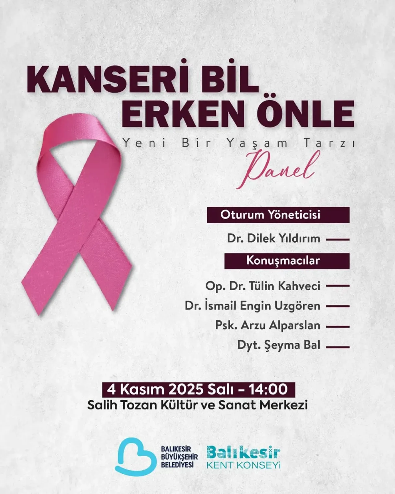 Balıkesir'de "Kanseri Bil, Erken Önle" Paneli Düzenleniyor Balıkesir'de "Kanseri Bil, Erken Önle" Paneli Düzenleniyor