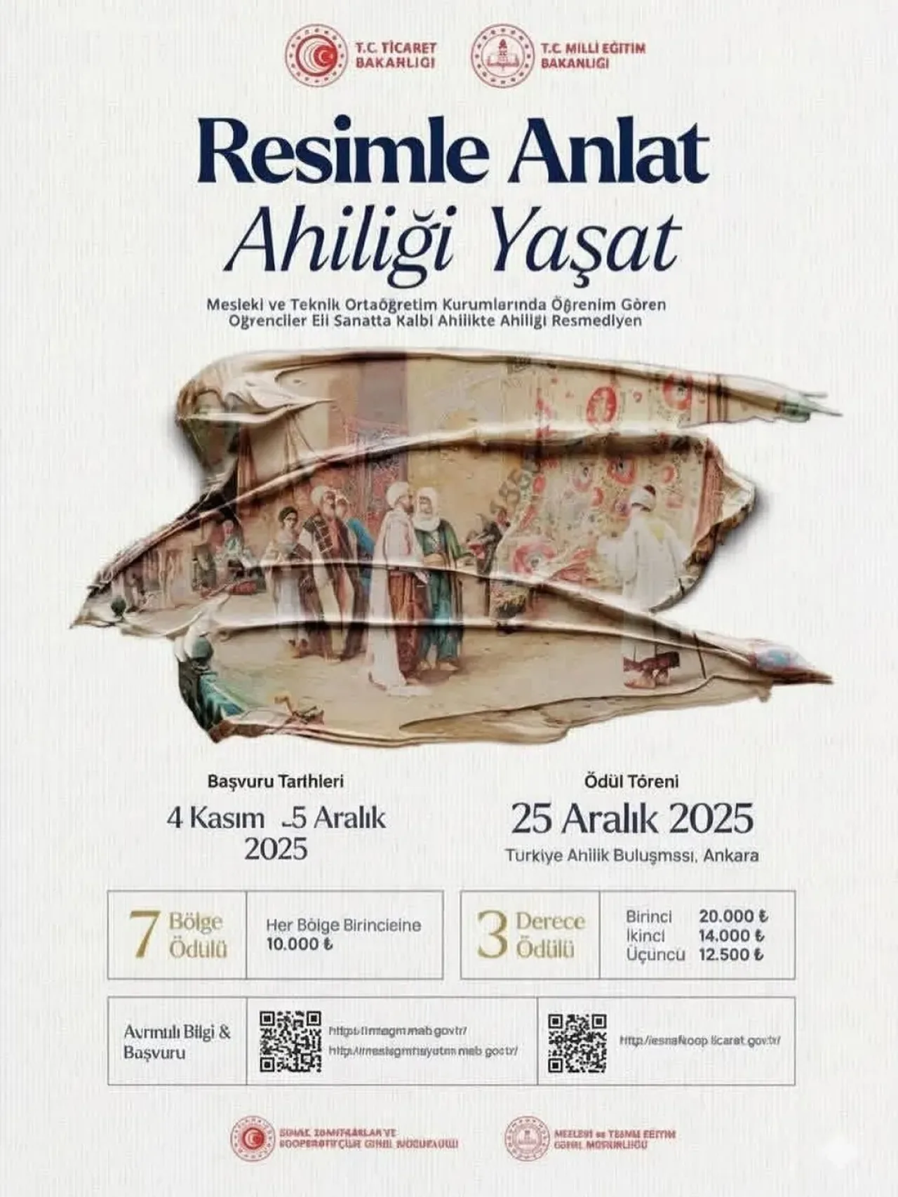 Ahilik Kültürü Resim Yarışması İçin Başvurular Başladı Ahilik Kültürü Resim Yarışması İçin Başvurular Başladı