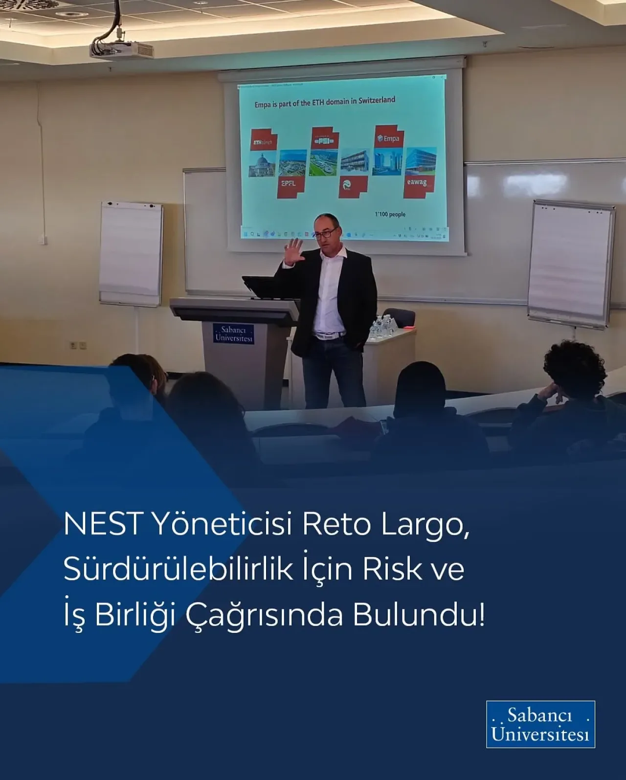 Sabancı Üniversitesi'nde Sürdürülebilirlik ve Stres İlişkisi Masaya Yatırıldı Sabancı Üniversitesi'nde Sürdürülebilirlik ve Stres İlişkisi Masaya Yatırıldı