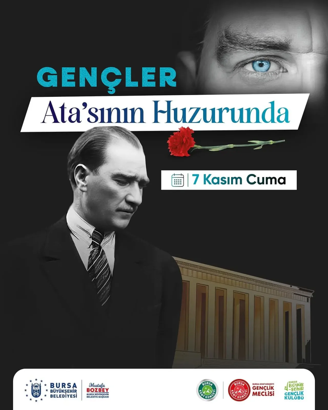 Bursalı Gençler Atatürk'ün Huzurunda: Cumhuriyet'in Mirasına Sahip Çıkıyor Bursalı Gençler Atatürk'ün Huzurunda: Cumhuriyet'in Mirasına Sahip Çıkıyor