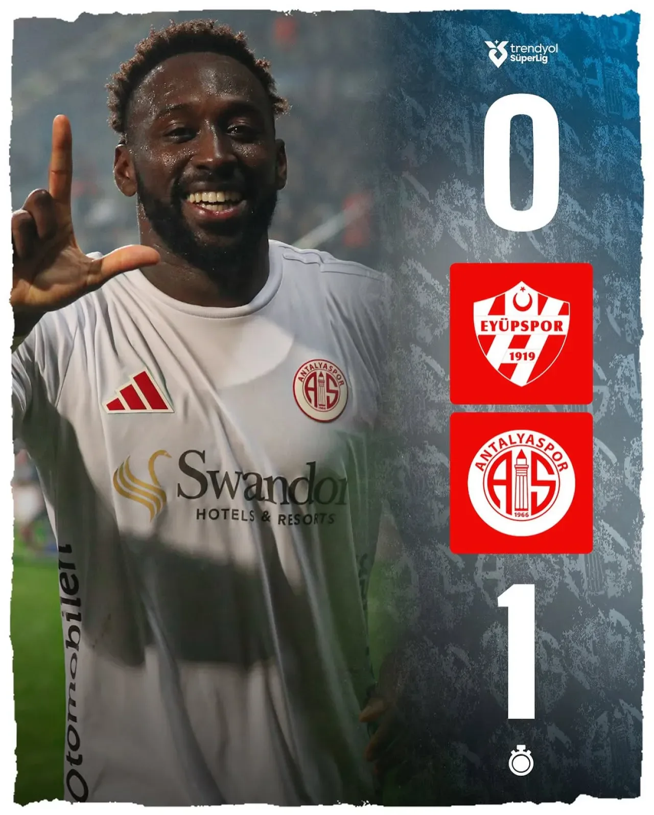 Antalyaspor, Eyüpspor'u 1-0 Mağlup Etti Antalyaspor, Eyüpspor'u 1-0 Mağlup Etti