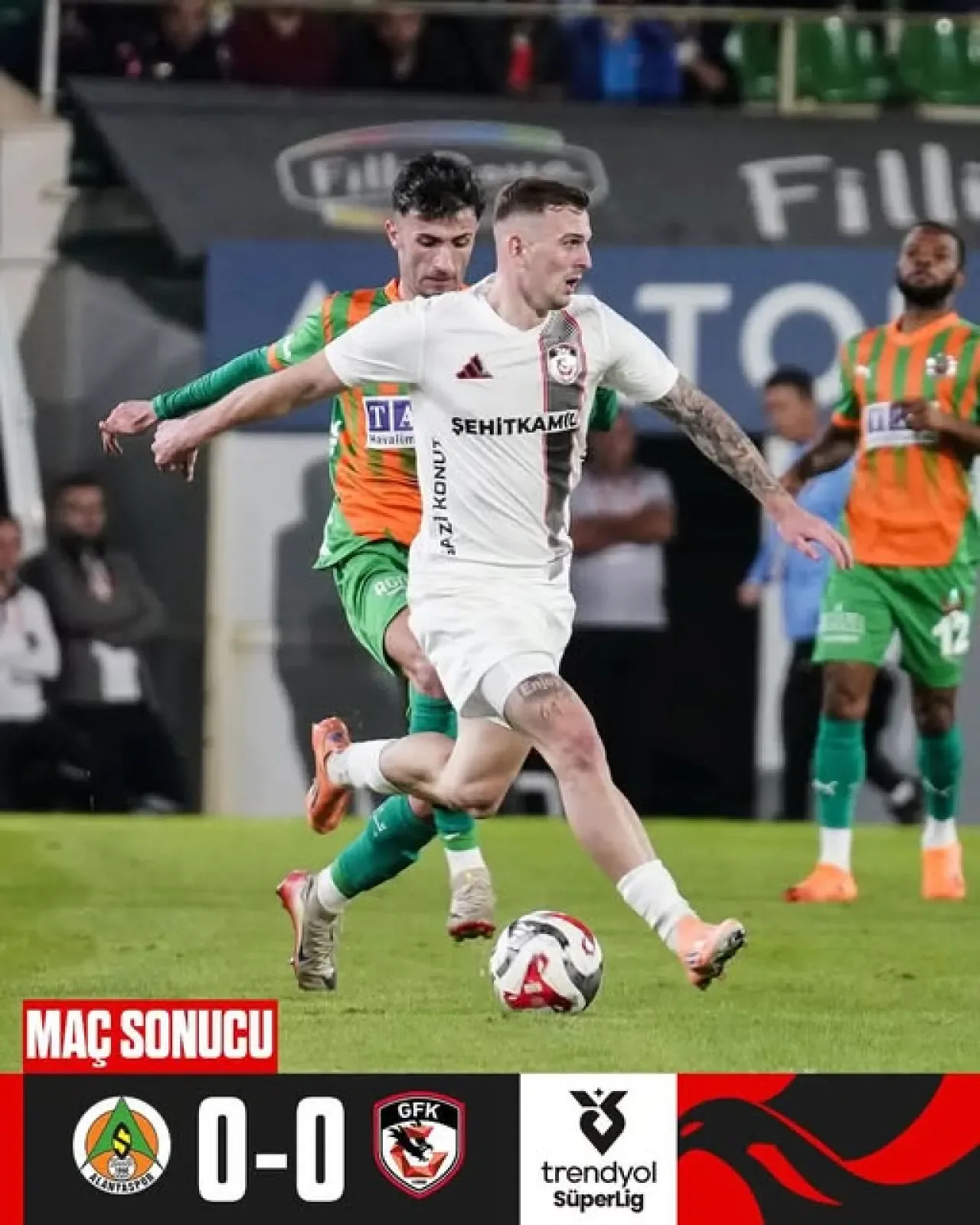 Alanyaspor ve Gaziantep FK'dan Golsüz Beraberlik Alanyaspor ve Gaziantep FK'dan Golsüz Beraberlik