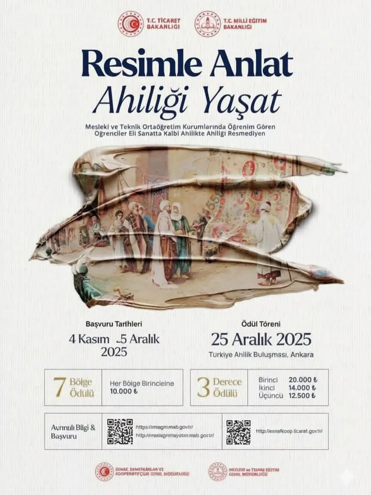 Kâğıthane'de Ahilik Kültürünü Resimle Anlat Yarışması Başladı Kâğıthane'de Ahilik Kültürünü Resimle Anlat Yarışması Başladı