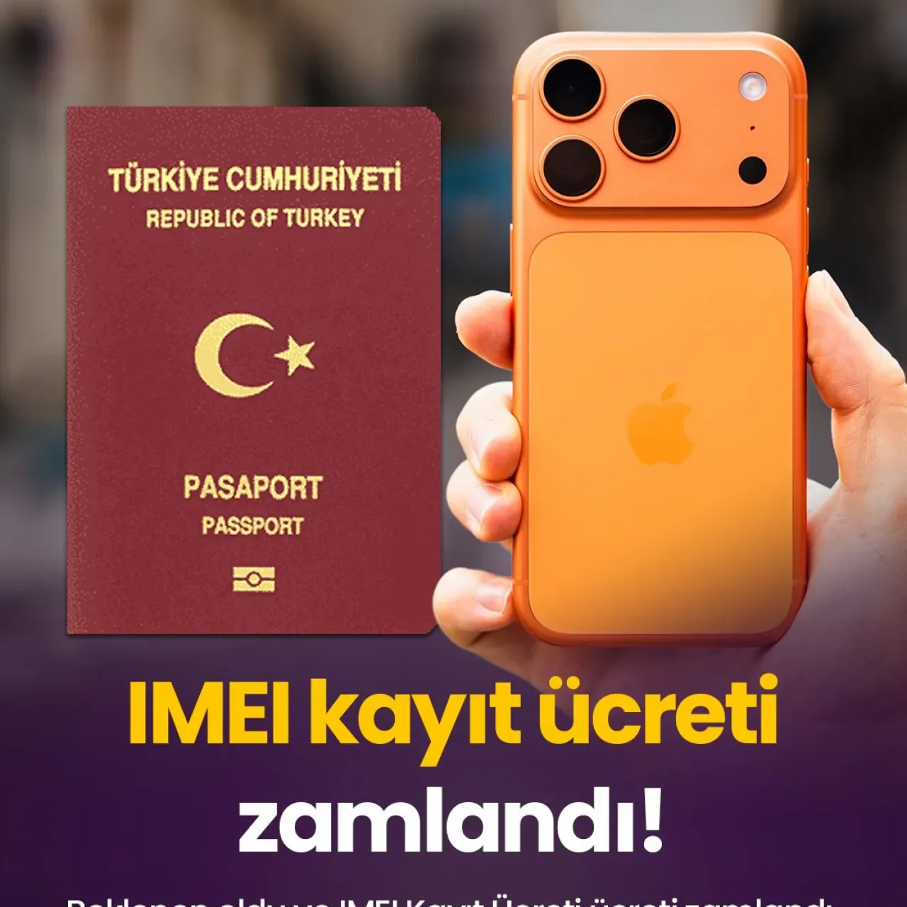IMEI Kayıt Ücretlerinde Yeni Dönem: 2026 Yılı Ücreti Açıklandı IMEI Kayıt Ücretlerinde Yeni Dönem: 2026 Yılı Ücreti Açıklandı