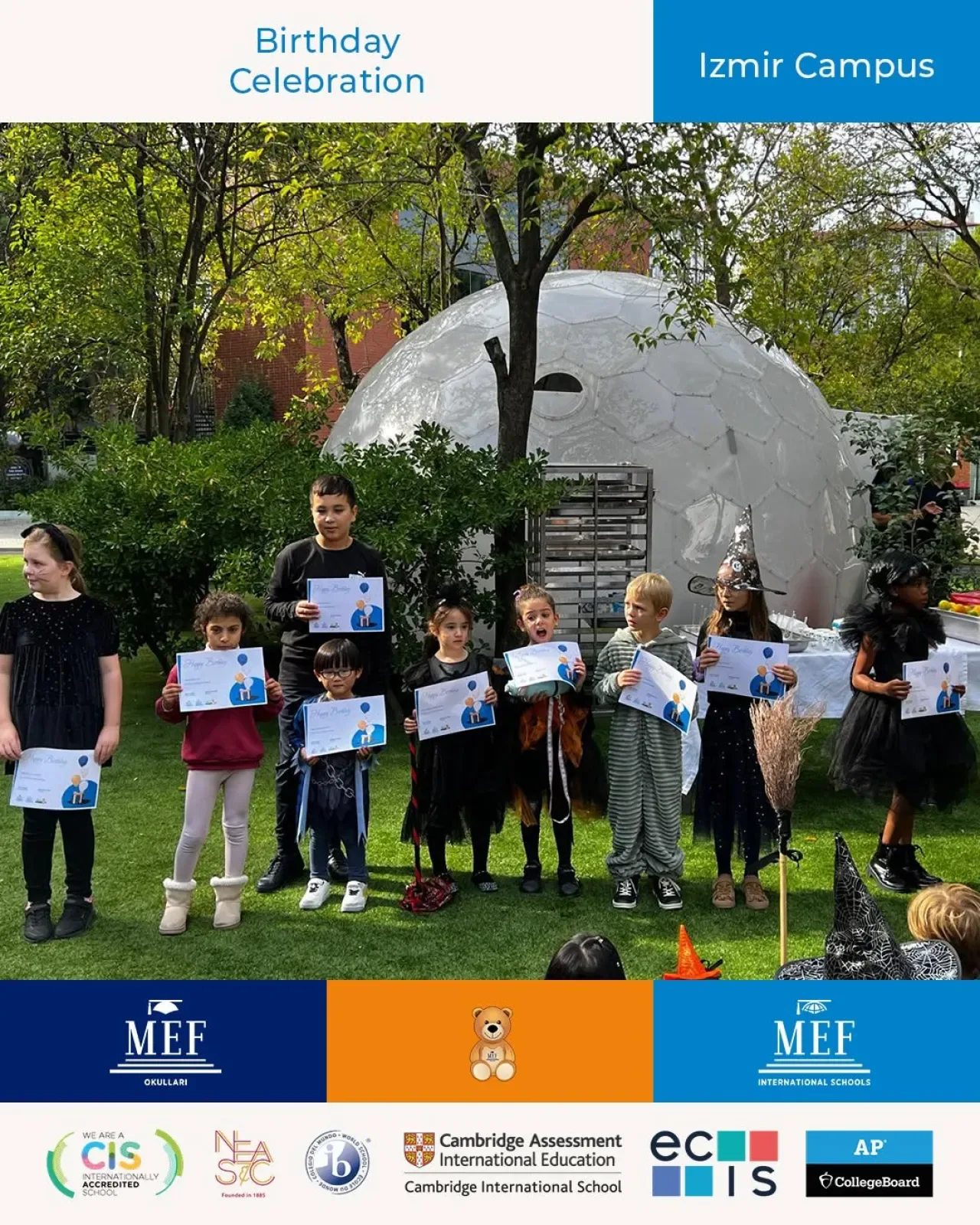 MEF International Schools İzmir'de Ekim Doğumlu Öğrenciler Kutlaması MEF International Schools İzmir'de Ekim Doğumlu Öğrenciler Kutlaması