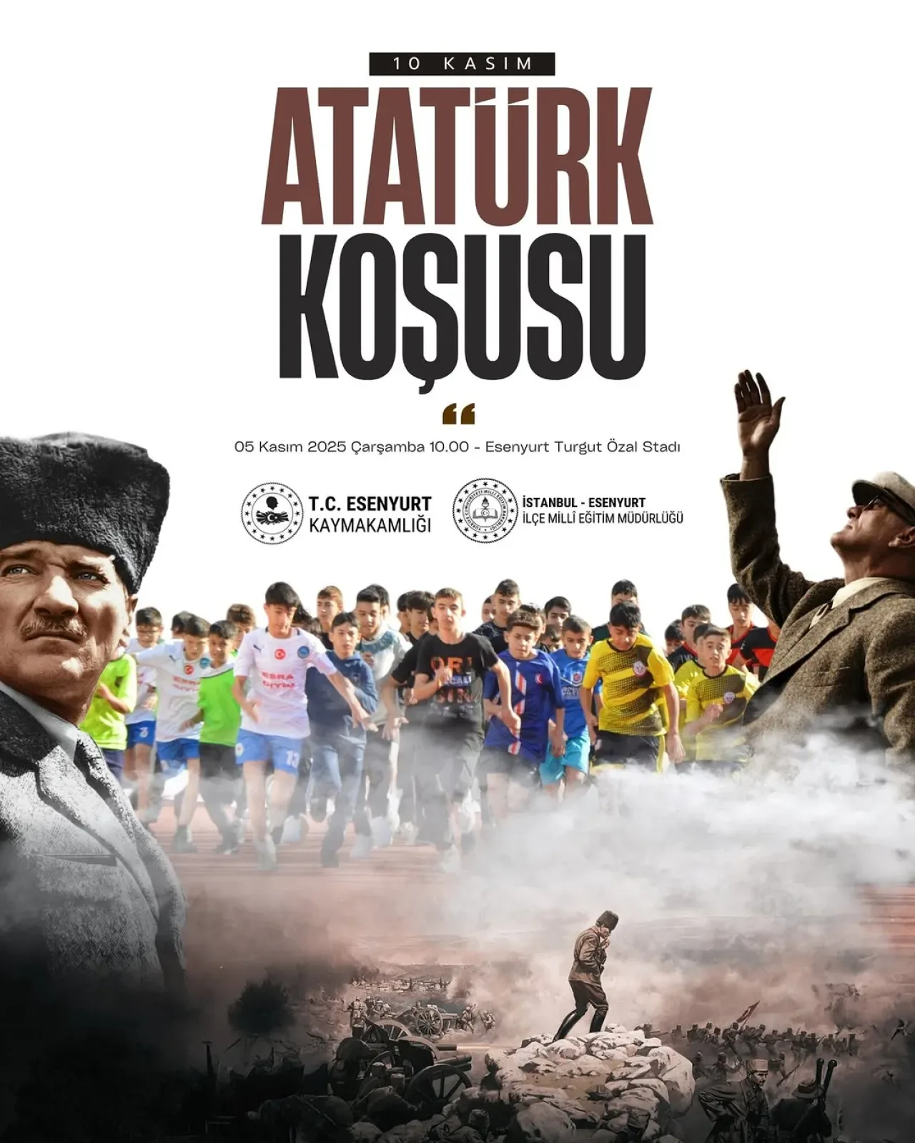 Esenyurt'ta 10 Kasım'da Anlamlı Atatürk Koşusu Düzenlenecek Esenyurt'ta 10 Kasım'da Anlamlı Atatürk Koşusu Düzenlenecek