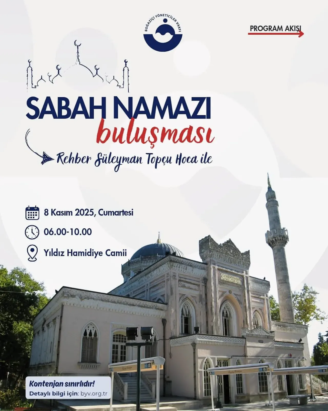Boğaziçi Yöneticiler Vakfı'ndan Geleneksel Sabah Namazı Buluşması Boğaziçi Yöneticiler Vakfı'ndan Geleneksel Sabah Namazı Buluşması
