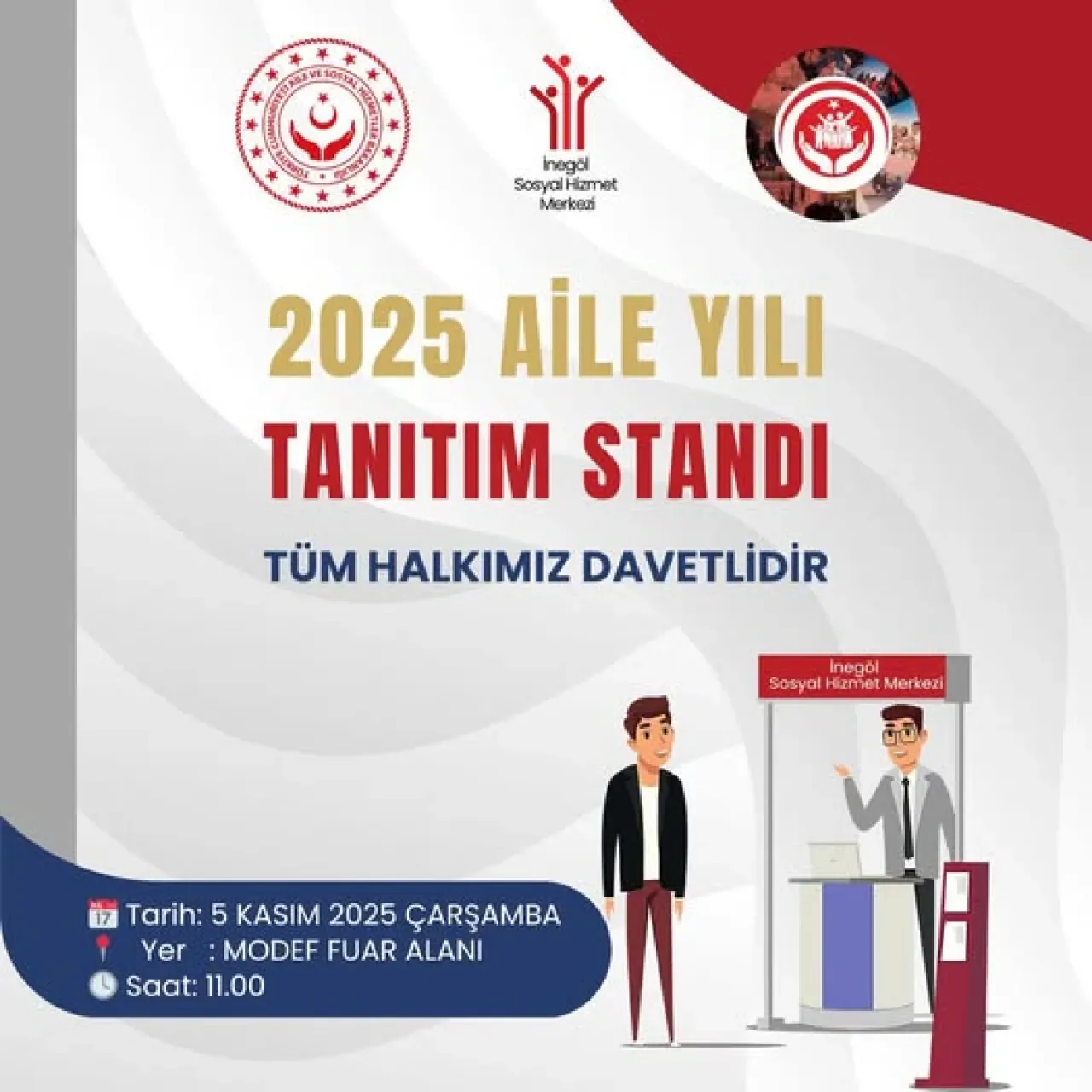 Bursa'da 2025 Aile Yılı Tanıtımı MODEF Fuar Alanı'nda Yapılacak Bursa'da 2025 Aile Yılı Tanıtımı MODEF Fuar Alanı'nda Yapılacak