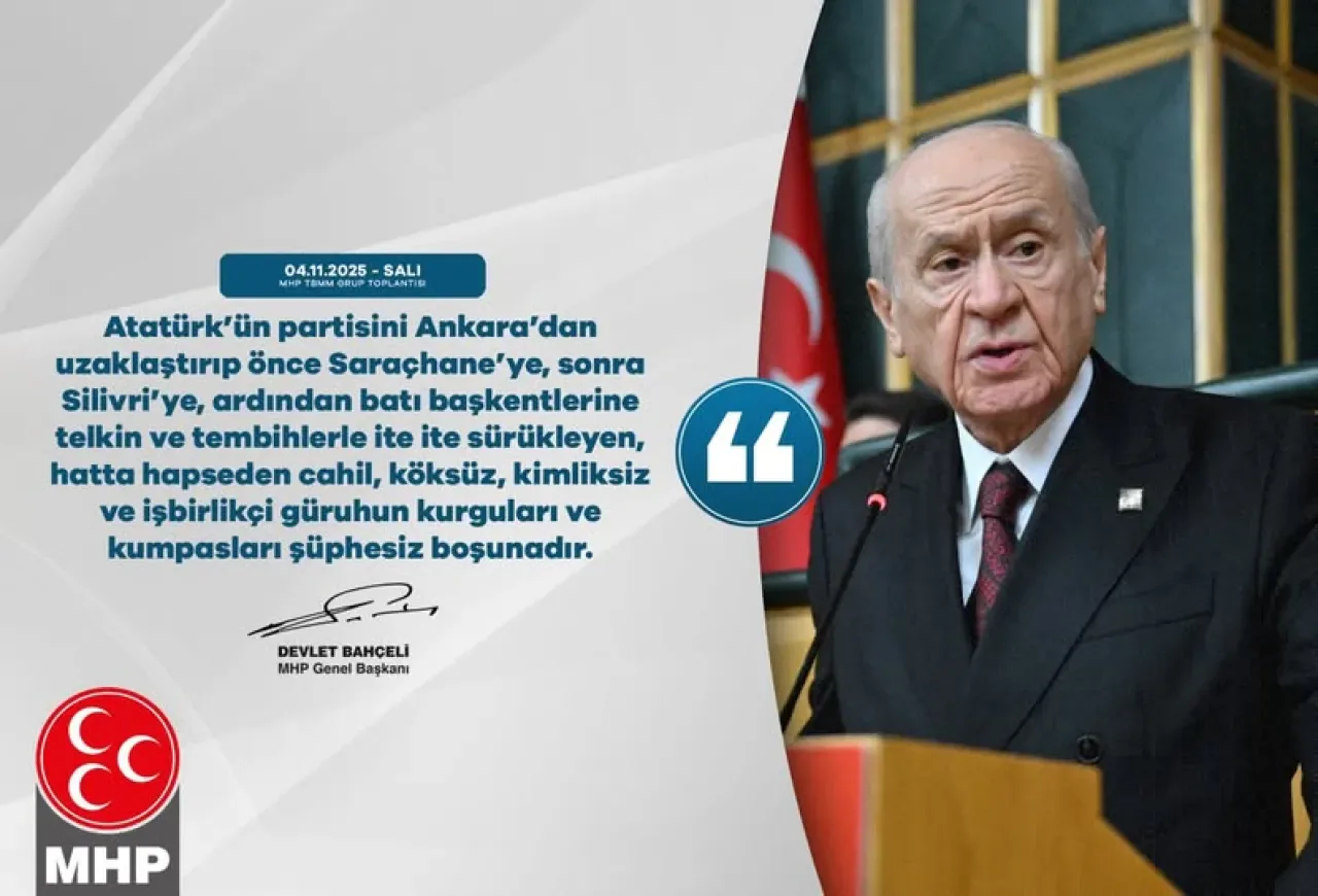 MHP'den CHP'nin Kuruluş Yeri Tepkisi: "Kumpas Boşunadır" MHP'den CHP'nin Kuruluş Yeri Tepkisi: "Kumpas Boşunadır"