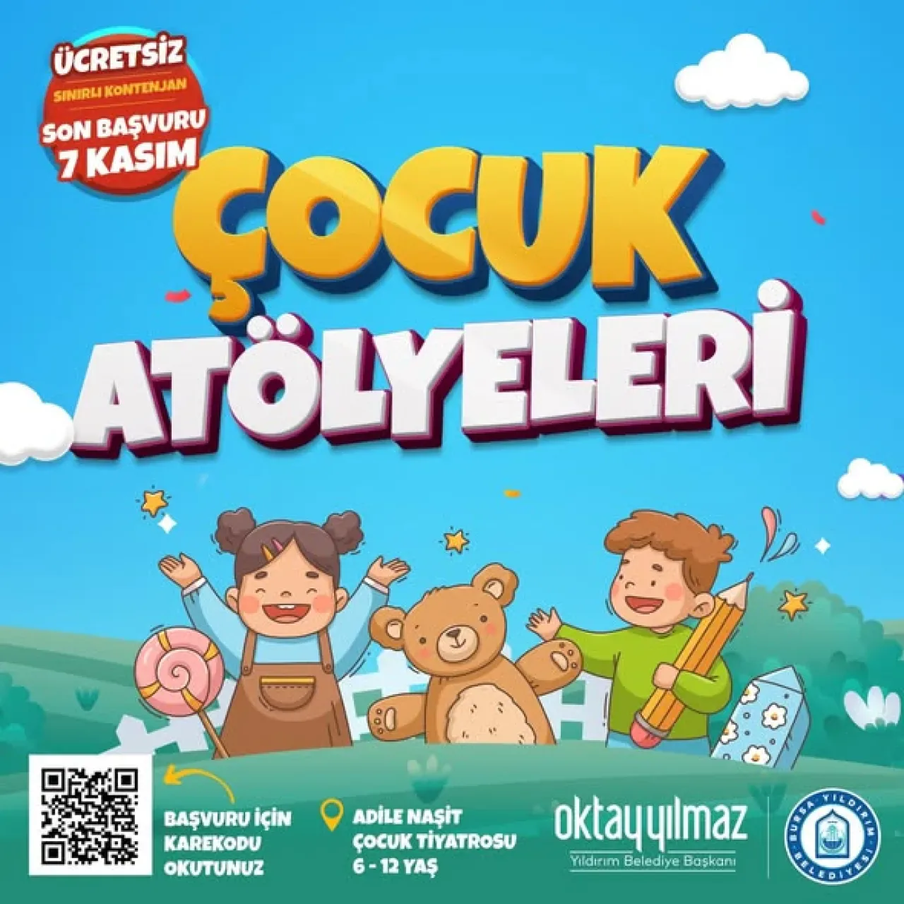 Yıldırım'da Çocuklar İçin Adile Naşit Tiyatrosu'nda Sanat Dolu Kasım Yıldırım'da Çocuklar İçin Adile Naşit Tiyatrosu'nda Sanat Dolu Kasım