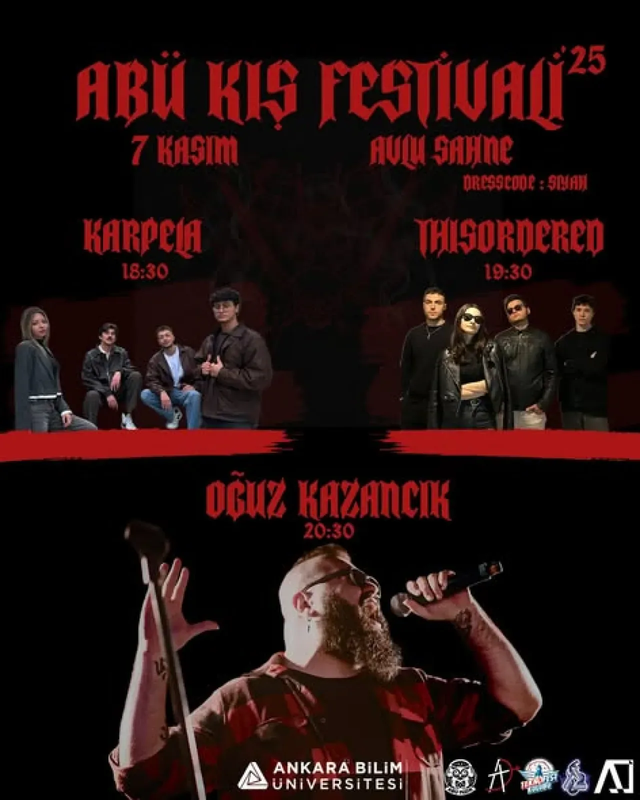 Ankara Bilim Üniversitesi'nde Kış Festivali Coşkusu: Oğuz Kazancık Sahne Alacak Ankara Bilim Üniversitesi'nde Kış Festivali Coşkusu: Oğuz Kazancık Sahne Alacak