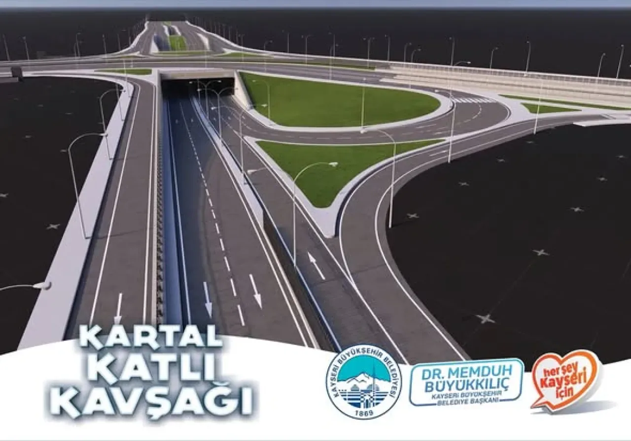 Kayseri'de Trafiği Rahatlatacak Dev Proje: Kartal Kavşağı ve Bağlantı Yolları İhalesi 5 Kasım'da Kayseri'de Trafiği Rahatlatacak Dev Proje: Kartal Kavşağı ve Bağlantı Yolları İhalesi 5 Kasım'da