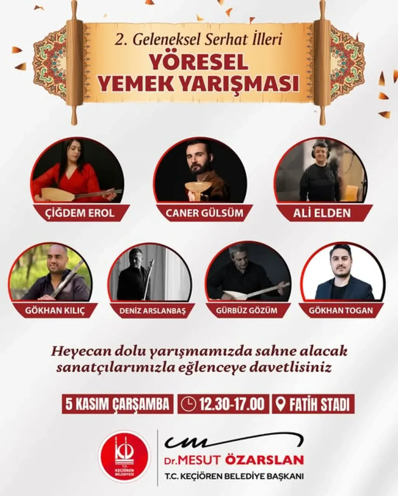 Keçiören'de Geleneksel Yemek Yarışması Müzikle Renklendi Keçiören'de Geleneksel Yemek Yarışması Müzikle Renklendi