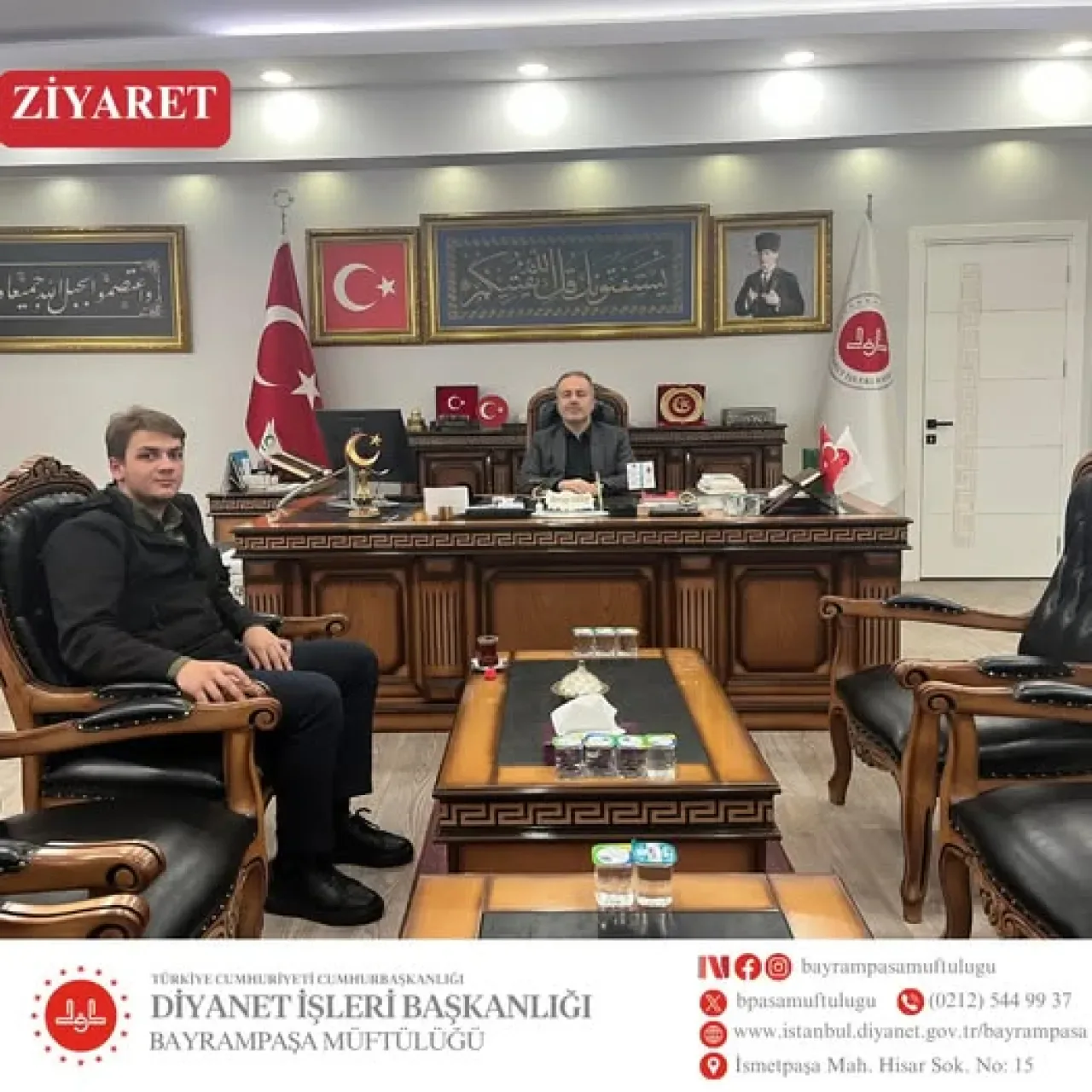 Bayrampaşa Müftülüğü'nde Gençlik Çalışmaları Görüşüldü Bayrampaşa Müftülüğü'nde Gençlik Çalışmaları Görüşüldü