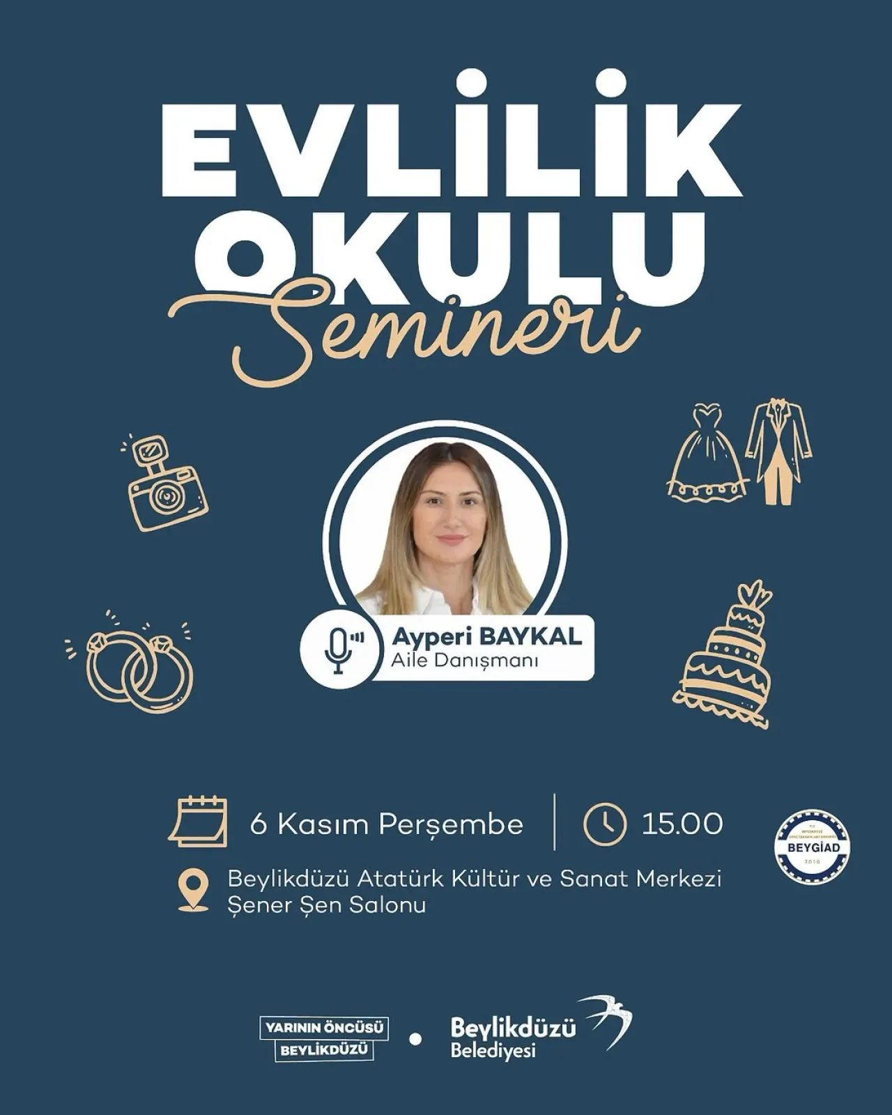 Beylikdüzü'nde Evlilik Okulu Seminerleri Başlıyor Beylikdüzü'nde Evlilik Okulu Seminerleri Başlıyor