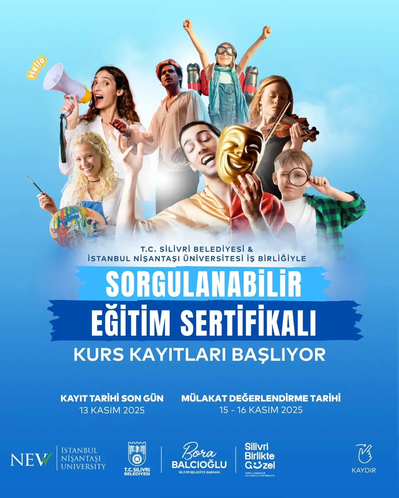 Silivri'de Sorgulanabilir Eğitim Sertifikalı Kurs Kayıtları Başladı Silivri'de Sorgulanabilir Eğitim Sertifikalı Kurs Kayıtları Başladı
